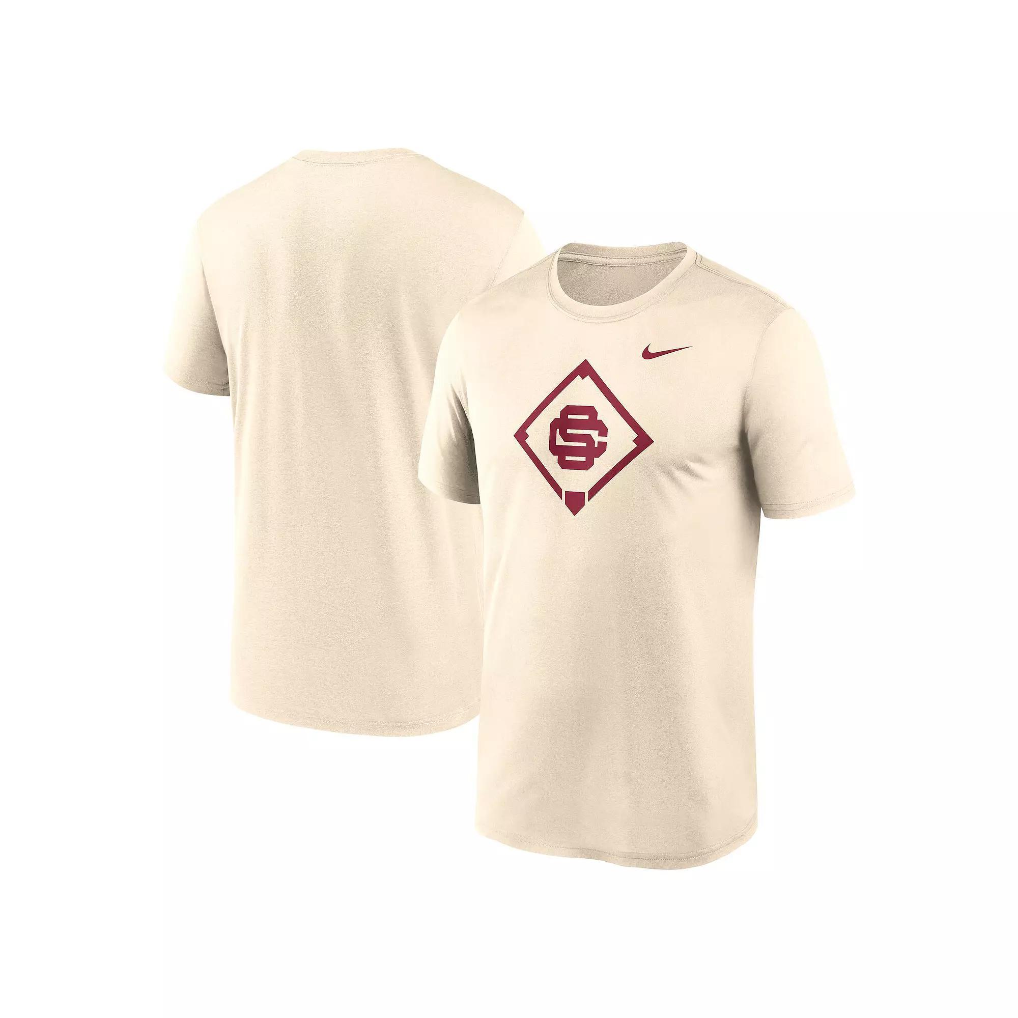 Men's Nike Cream Penn State Nittany Lions Legend Baseball Icon Performance T-Shirt, Size: XXL, Beige Product Image