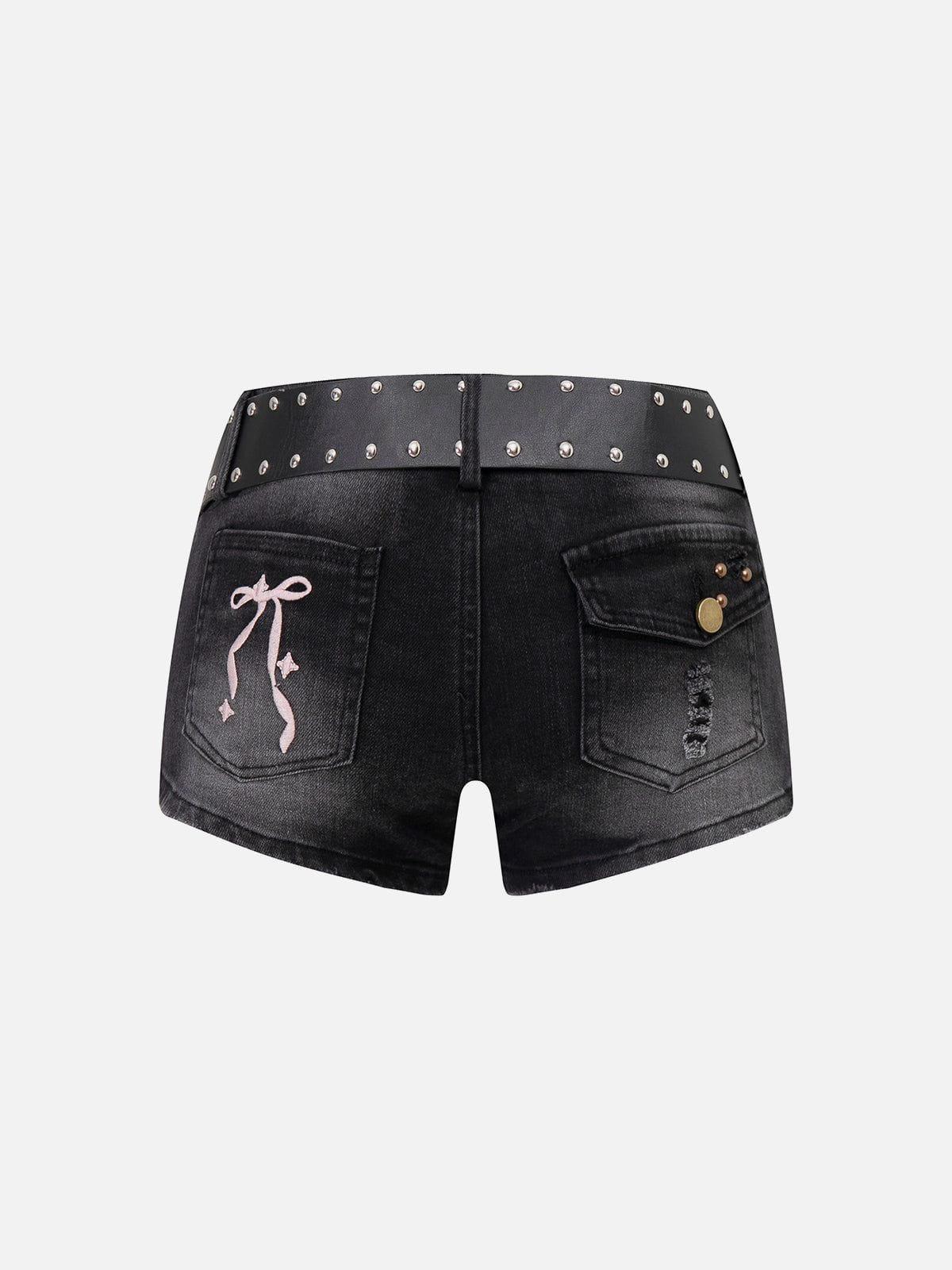Aelfric Eden Vintage Washed Mini Jorts Female Product Image