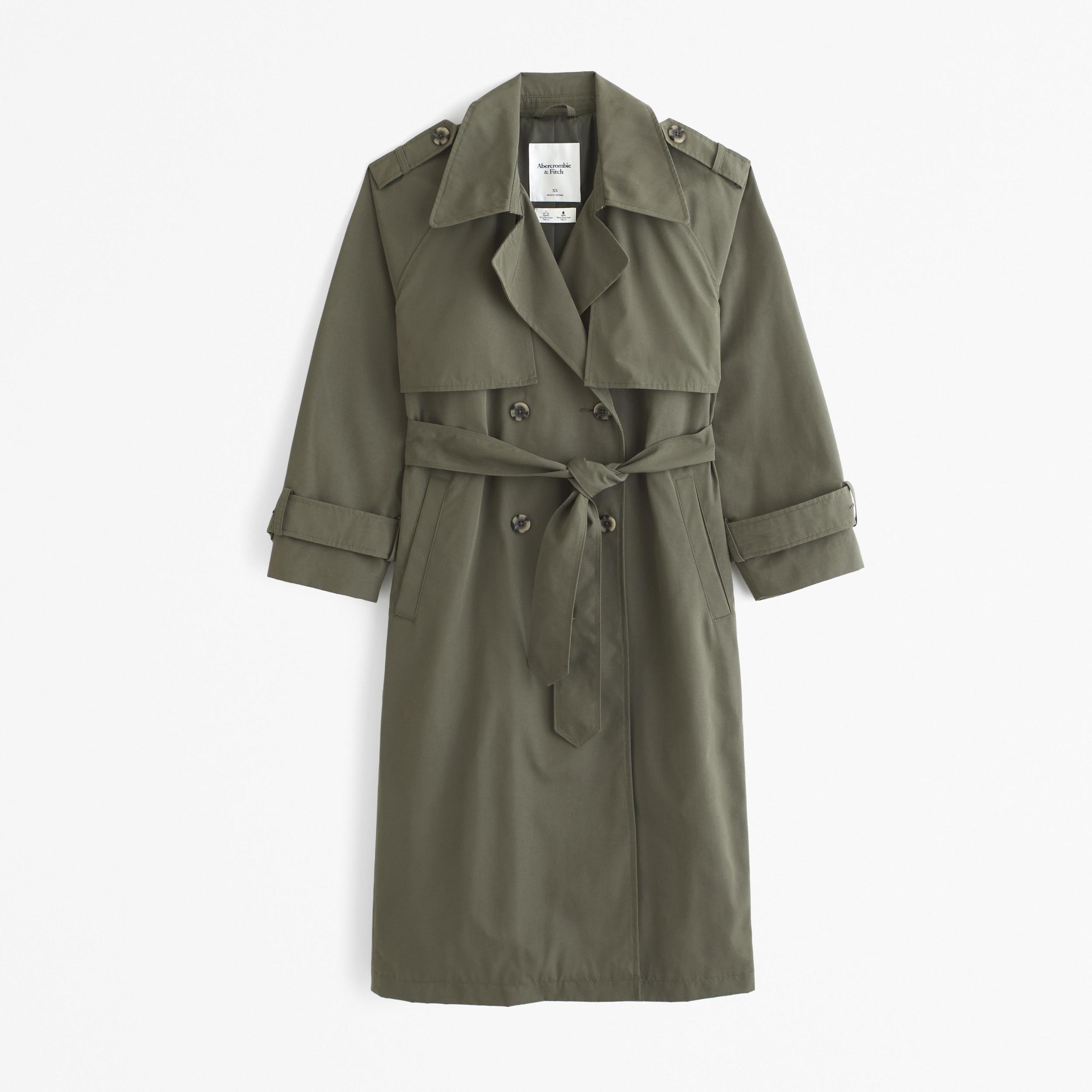 Classic Long Trench Coat Product Image