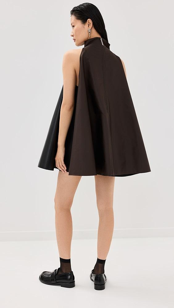 Marni Faux Leather A-Line Mini Dress | Shopbop Product Image