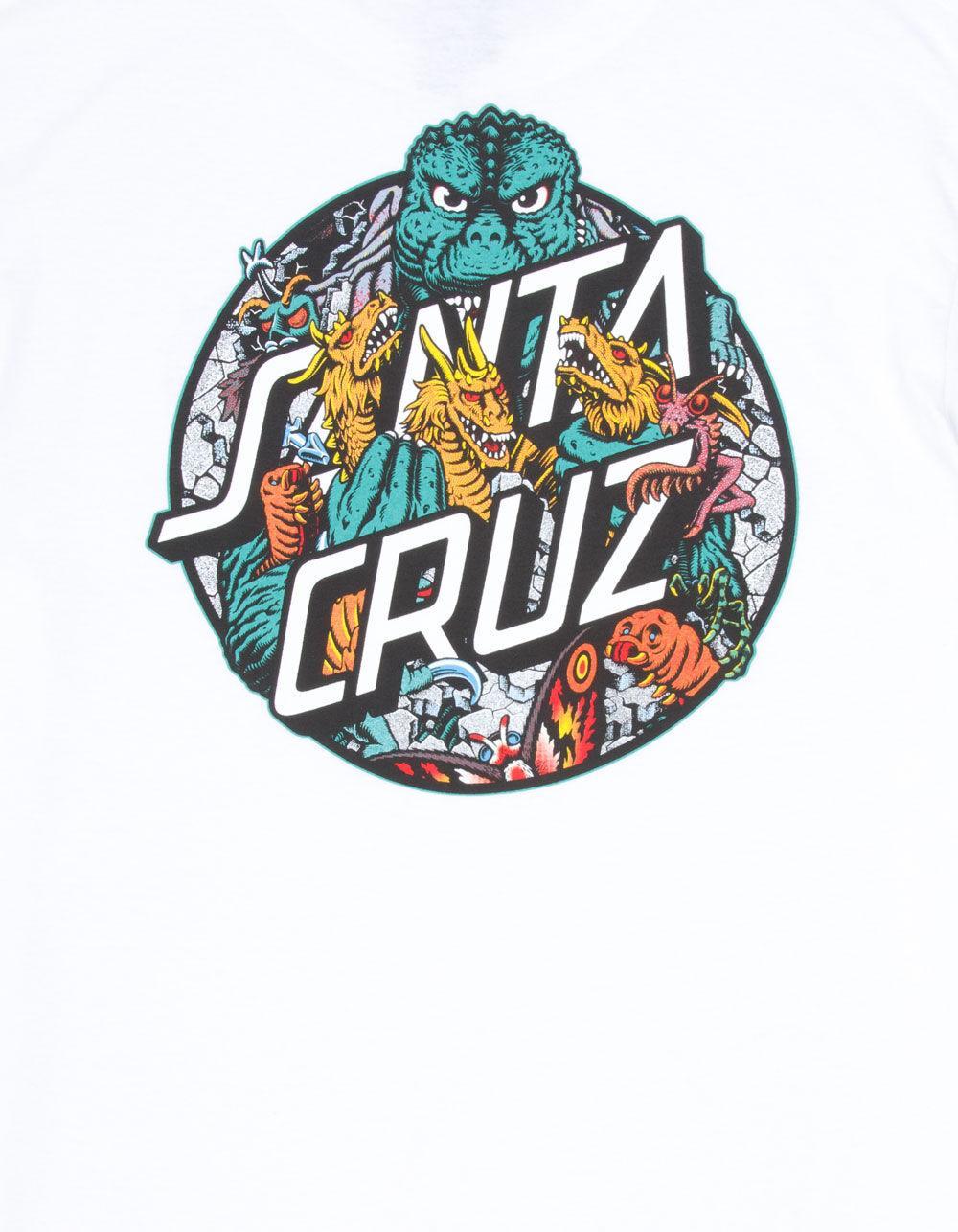 SANTA CRUZ x Godzilla Kaiju Roskopp Dot Mens Tee Product Image