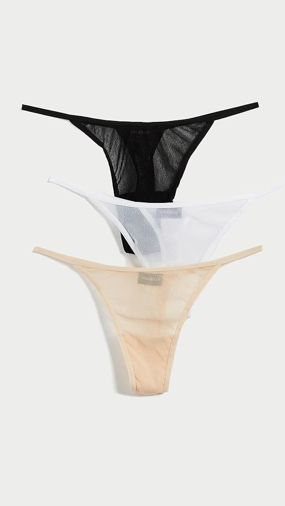 Cosabella Soire Italian Thong 3 Pack | Shopbop Product Image