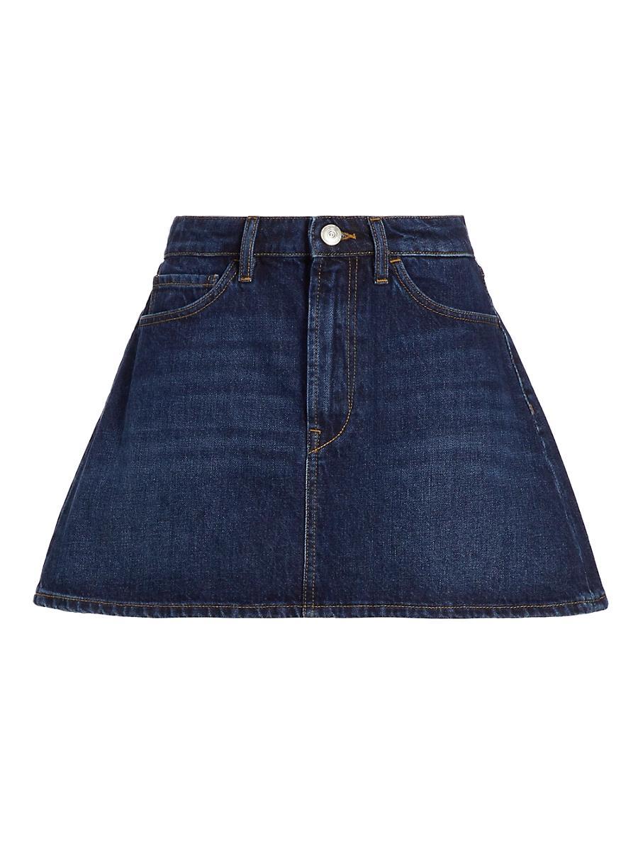 Womens Celine Denim Miniskirt Product Image