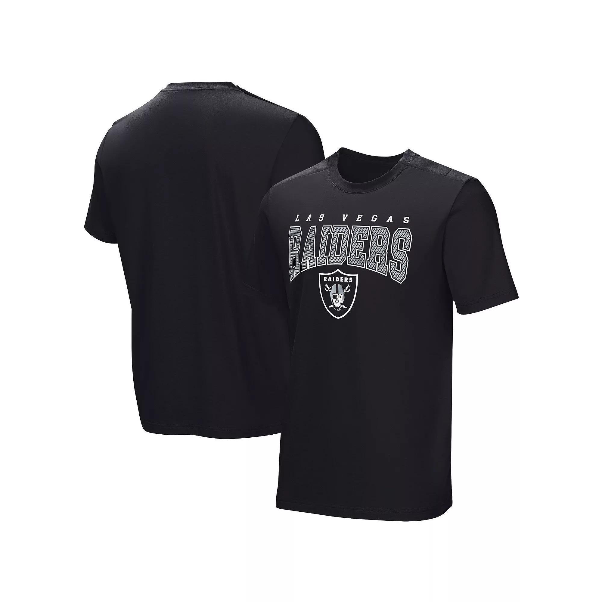 Men's  Black Las Vegas Raiders Home Team Adaptive T-Shirt, Size: Medium, Lvr Black Product Image
