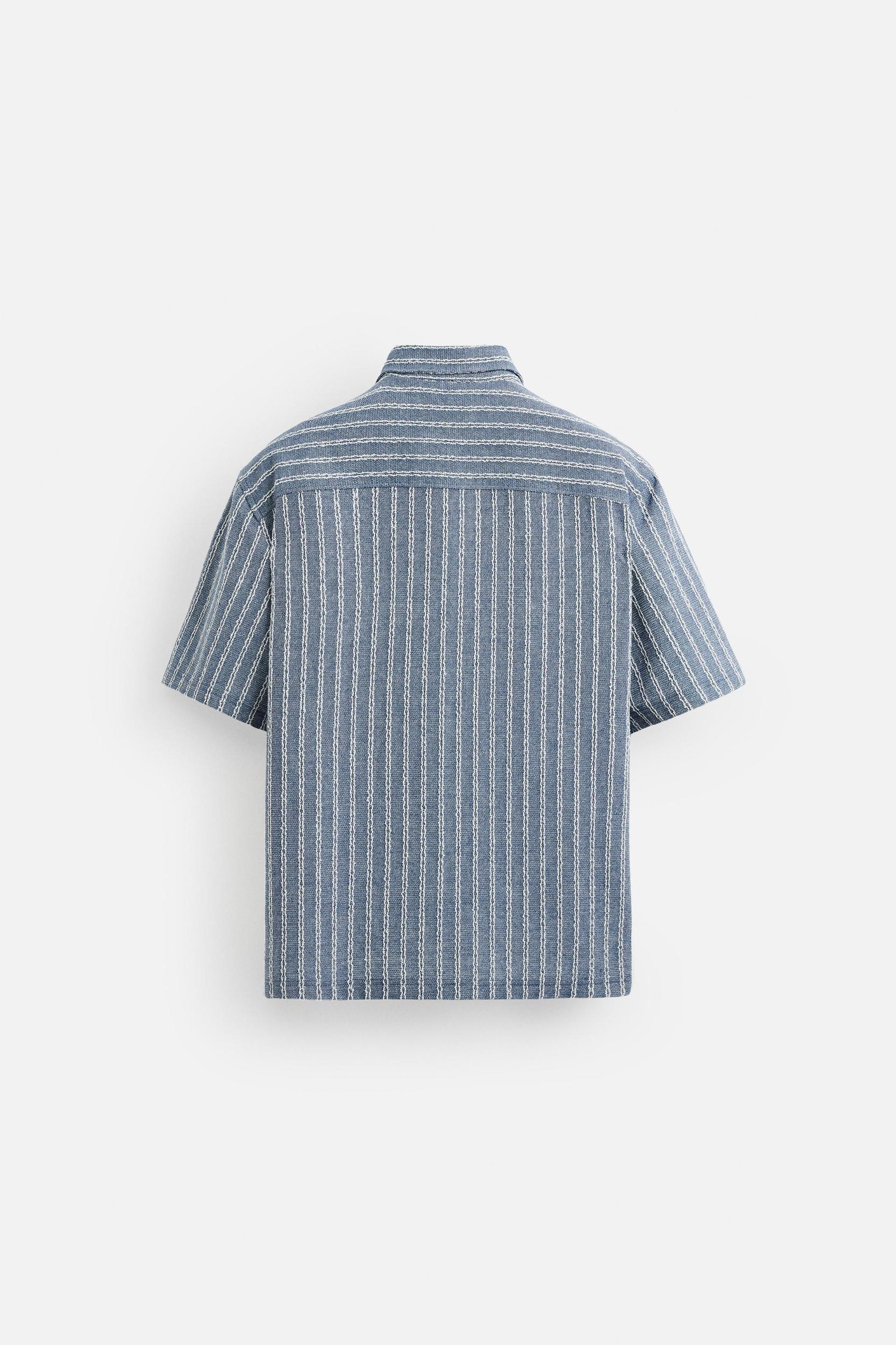 STRIPED JACQUARD SHIRT Product Image