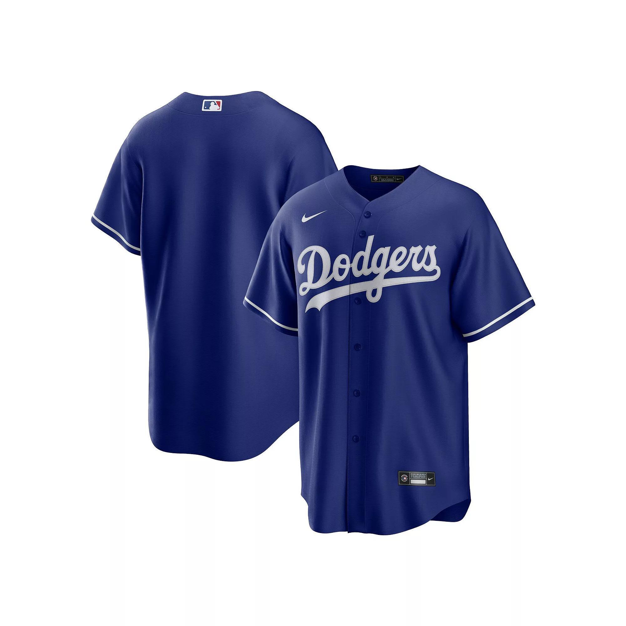 Men's Nike Royal Los Angeles Dodgers Alternate Replica Team Jersey, Size: XL, Blue Product Image