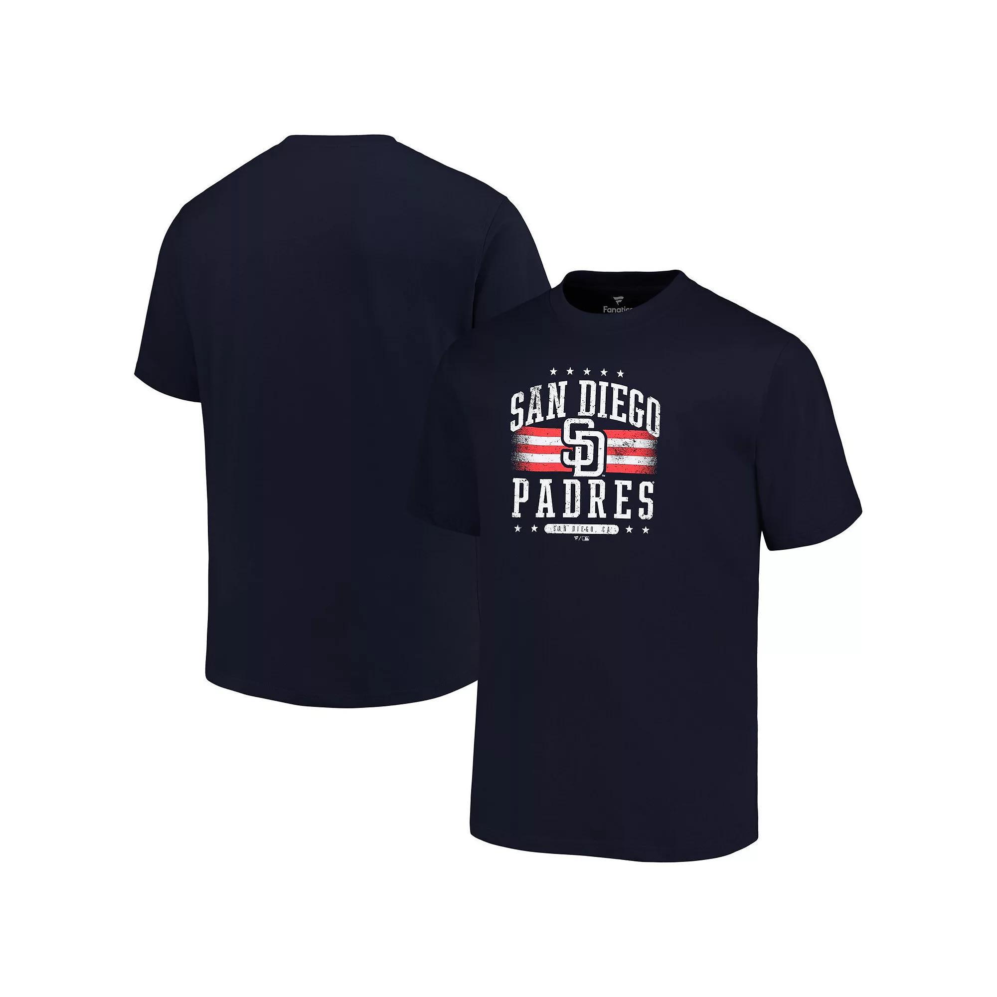 Men's Profile  Navy San Diego Padres Big & Tall Americana T-Shirt, Size: 5XB, Blue Product Image