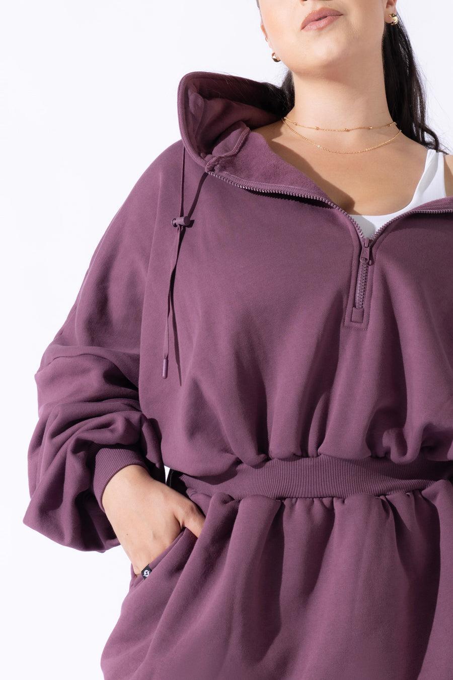 Game Day Dress - Deep Plum Product Image