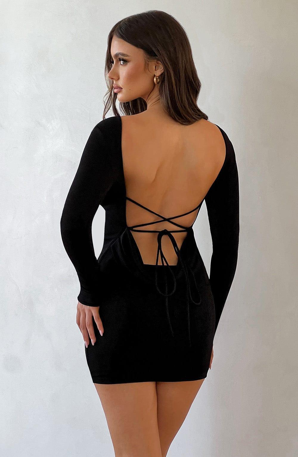 Una Mini Dress - Black Product Image