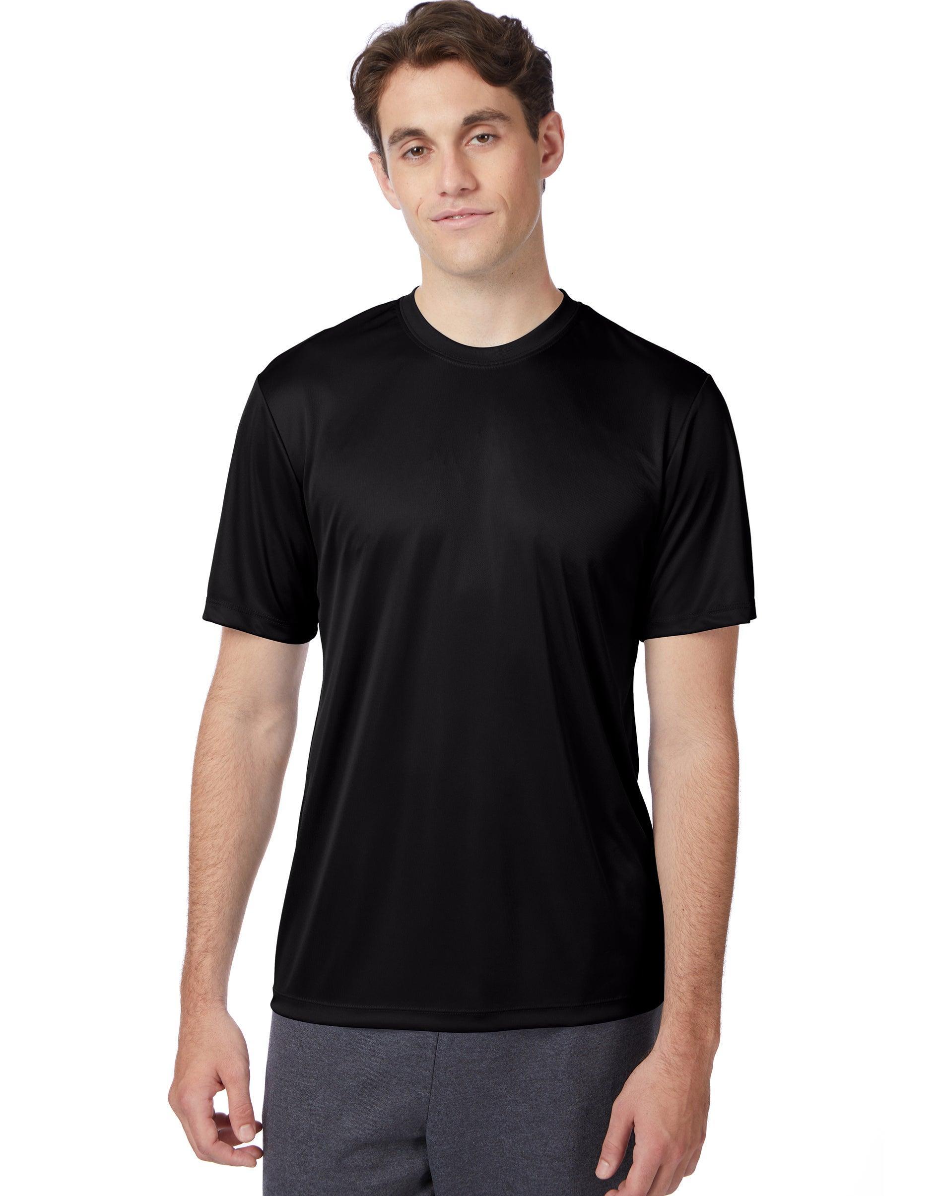 Men's Hanes® CoolDRI Performance Tee, Size: Large, Safety Green Product Image