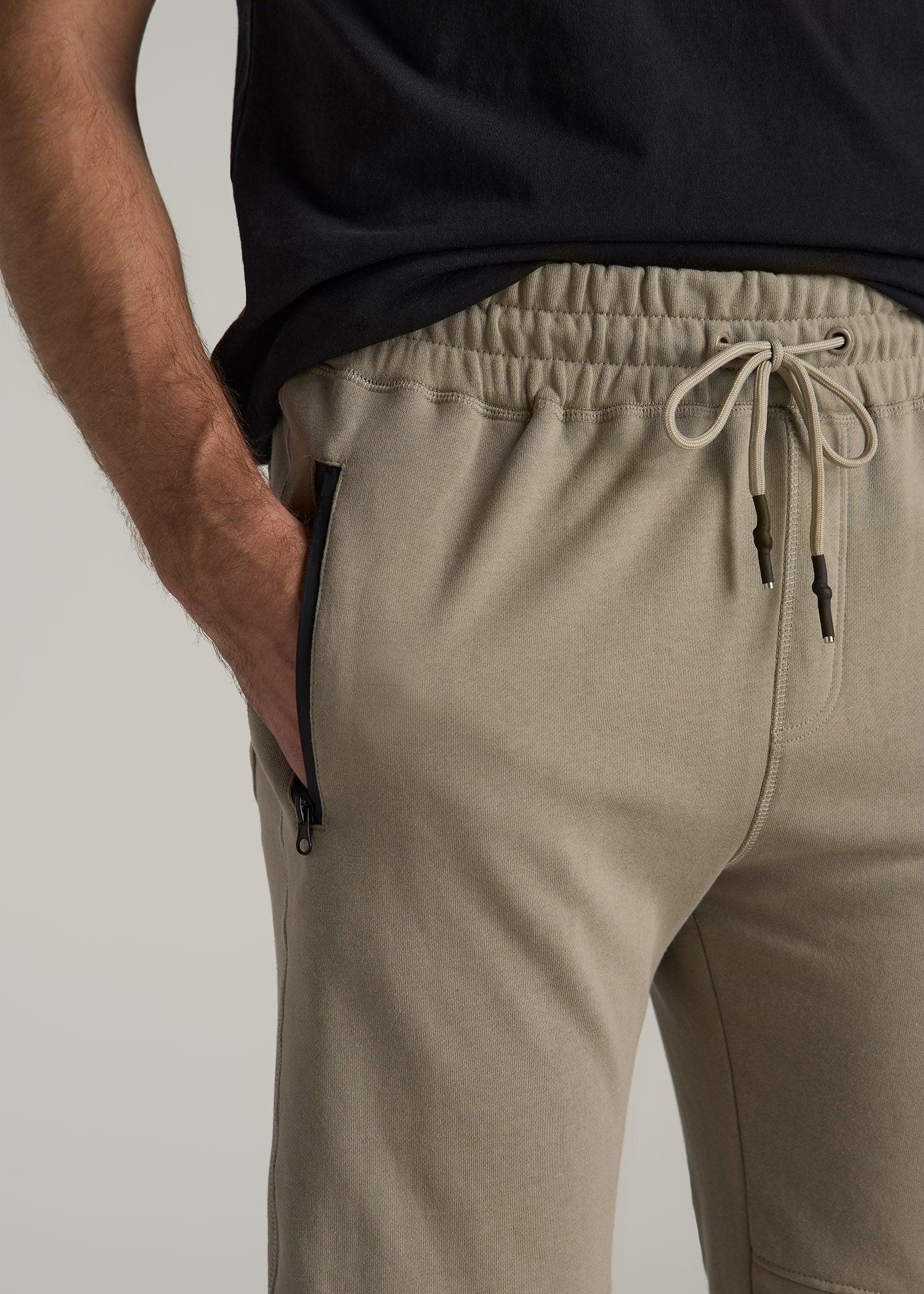 Wearever French Terry Men's Tall Joggers in Khaki Product Image