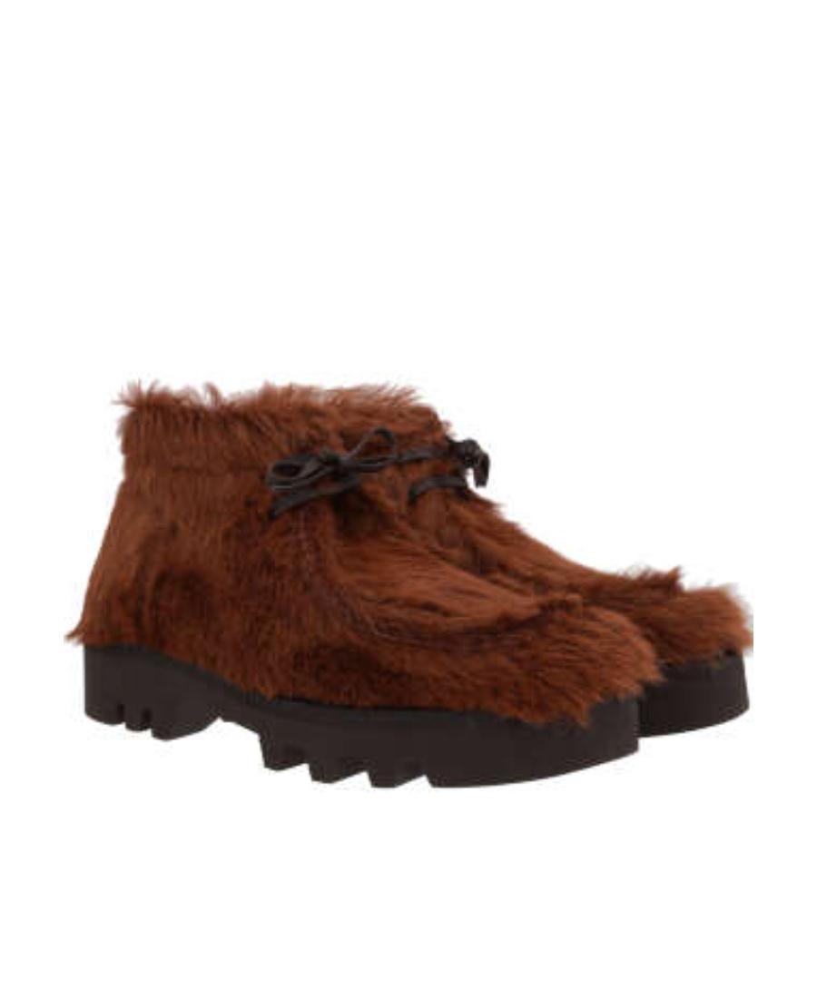 DRIES VAN NOTEN Lace-up Boots In Brown Product Image