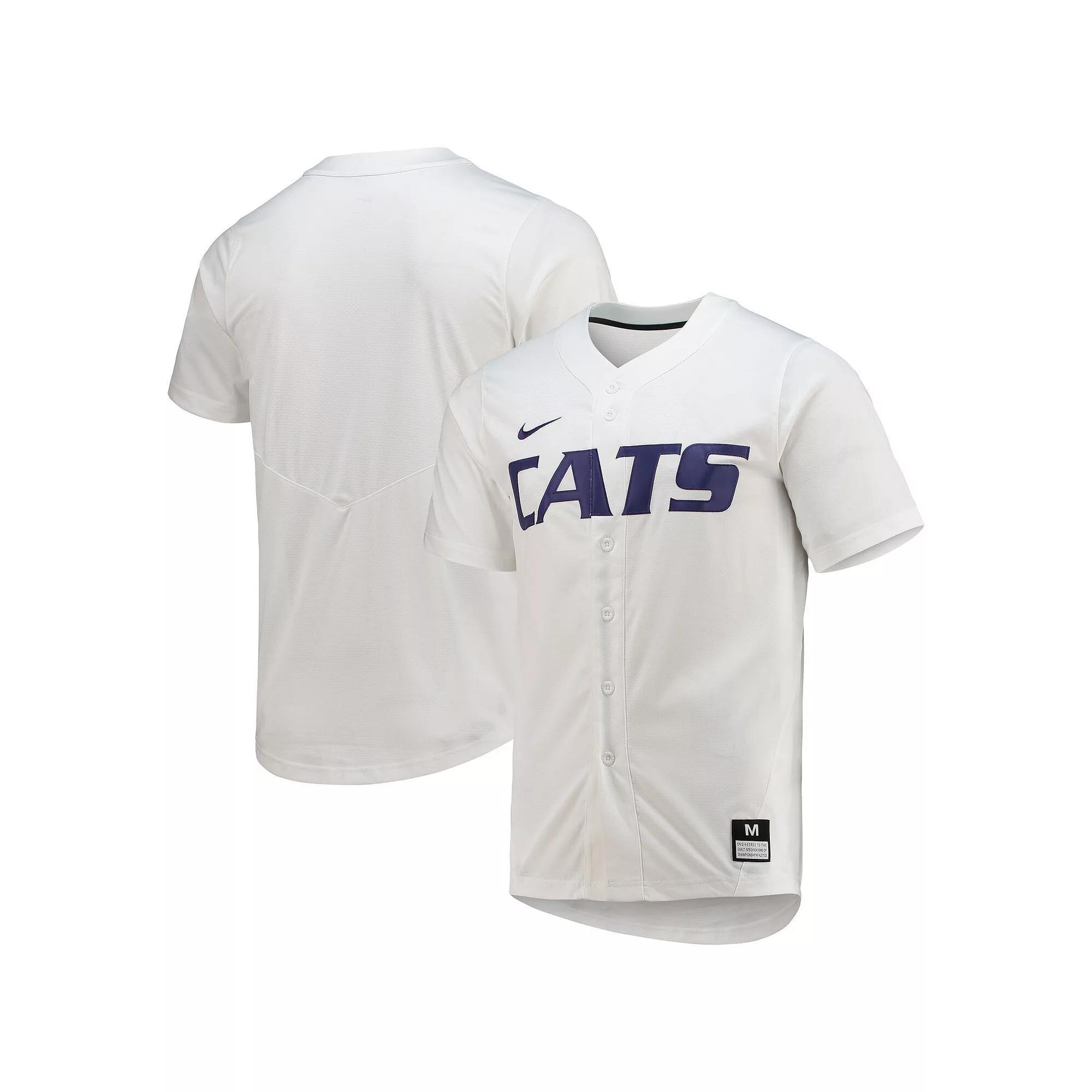 Men's Nike White Kansas State Wildcats Replica Baseball Jersey, Size: Large Product Image