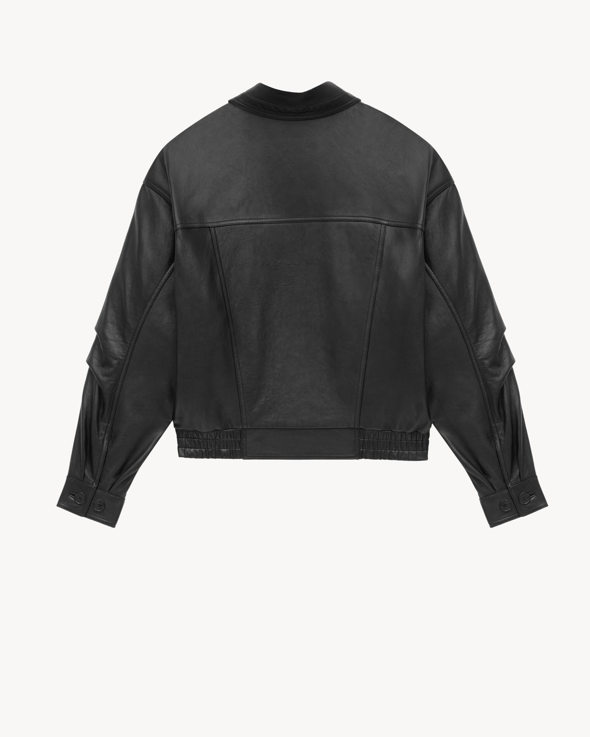 bomber jacket in lambskin Product Image