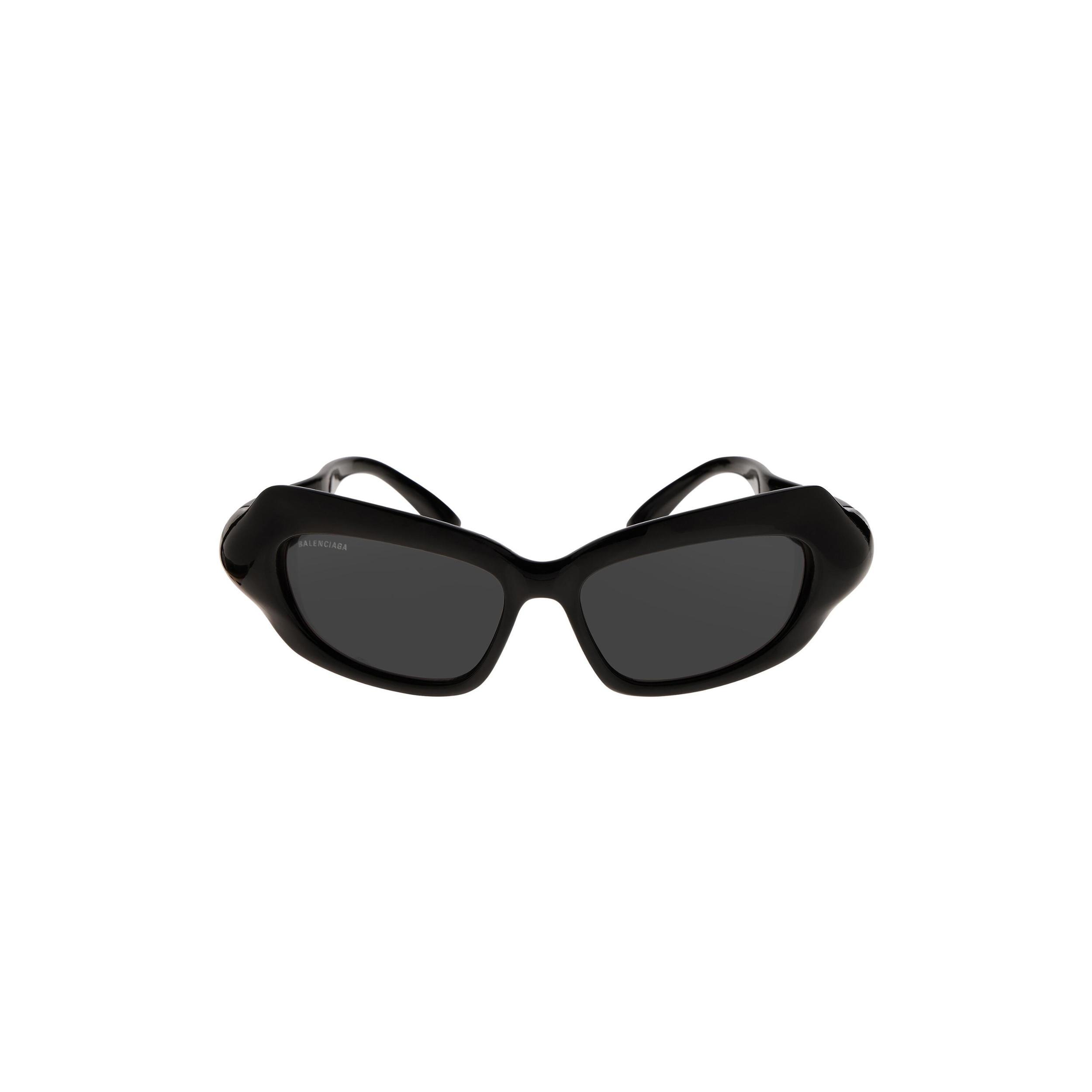 Women's Palazzo Rectangle Sunglasses  in Black Product Image