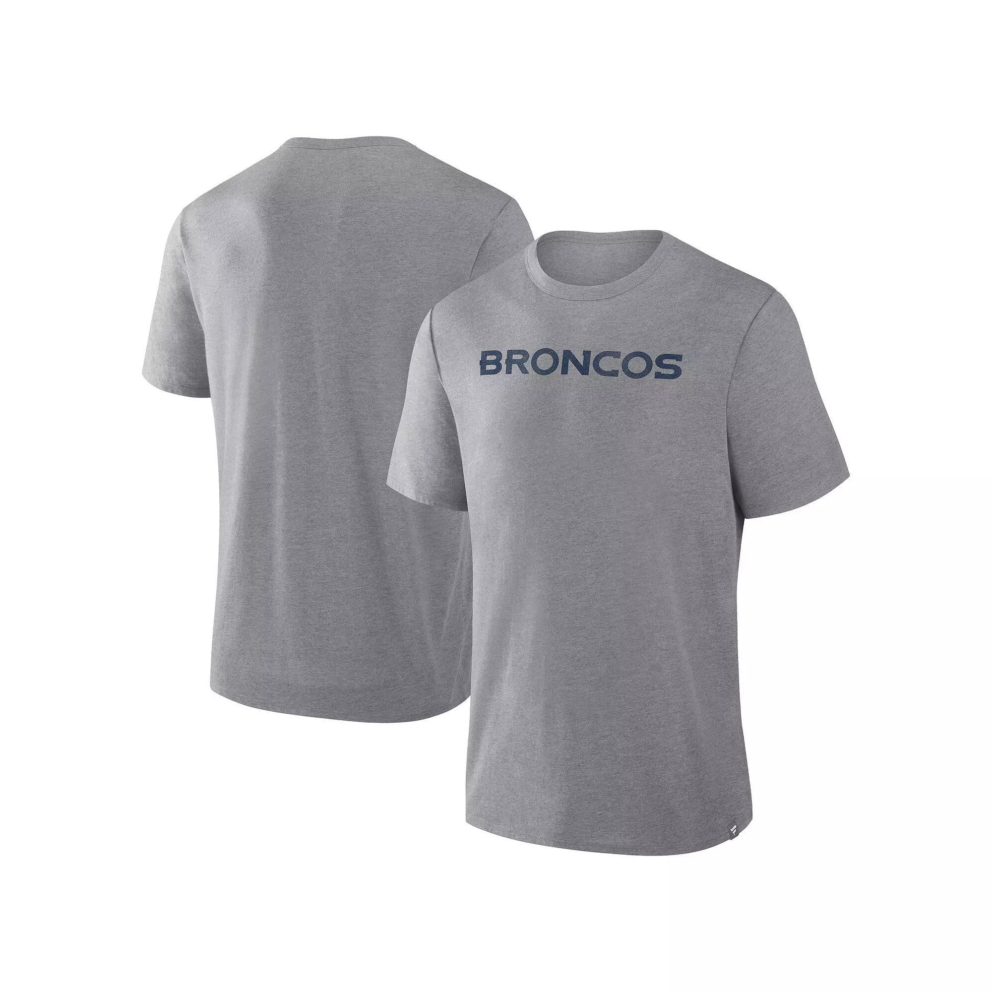 Men's Fanatics  Heather Gray Minnesota Vikings Tri-Blend T-Shirt, Size: 2XL, Grey Product Image