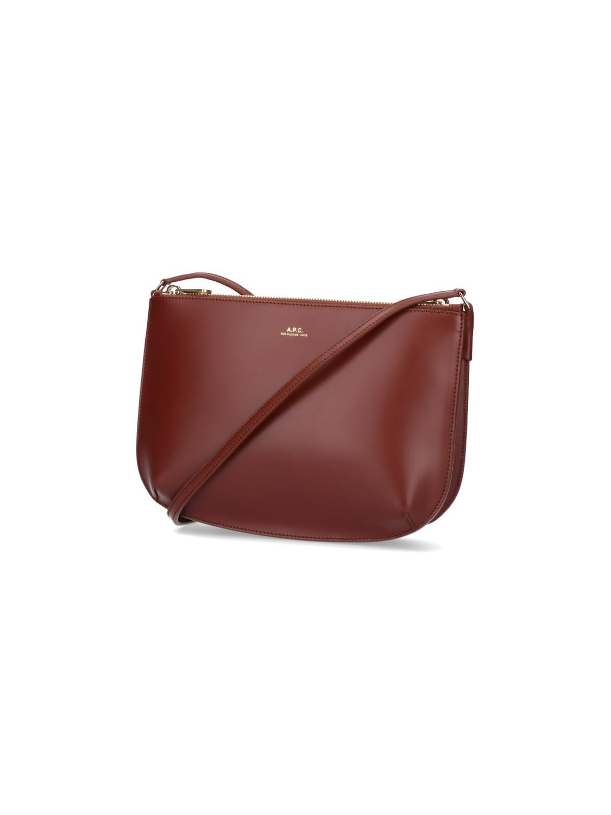 APC 'sarah' Crossbody Bag In Brown Product Image