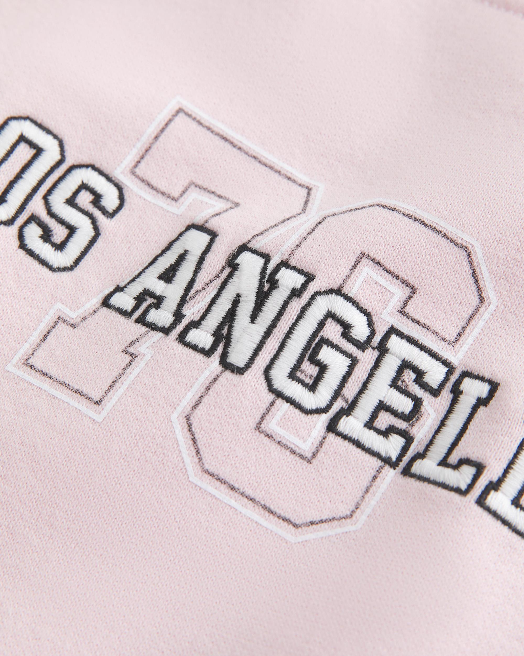 Easy Off-the-Shoulder Miami Graphic Sweatshirt Product Image