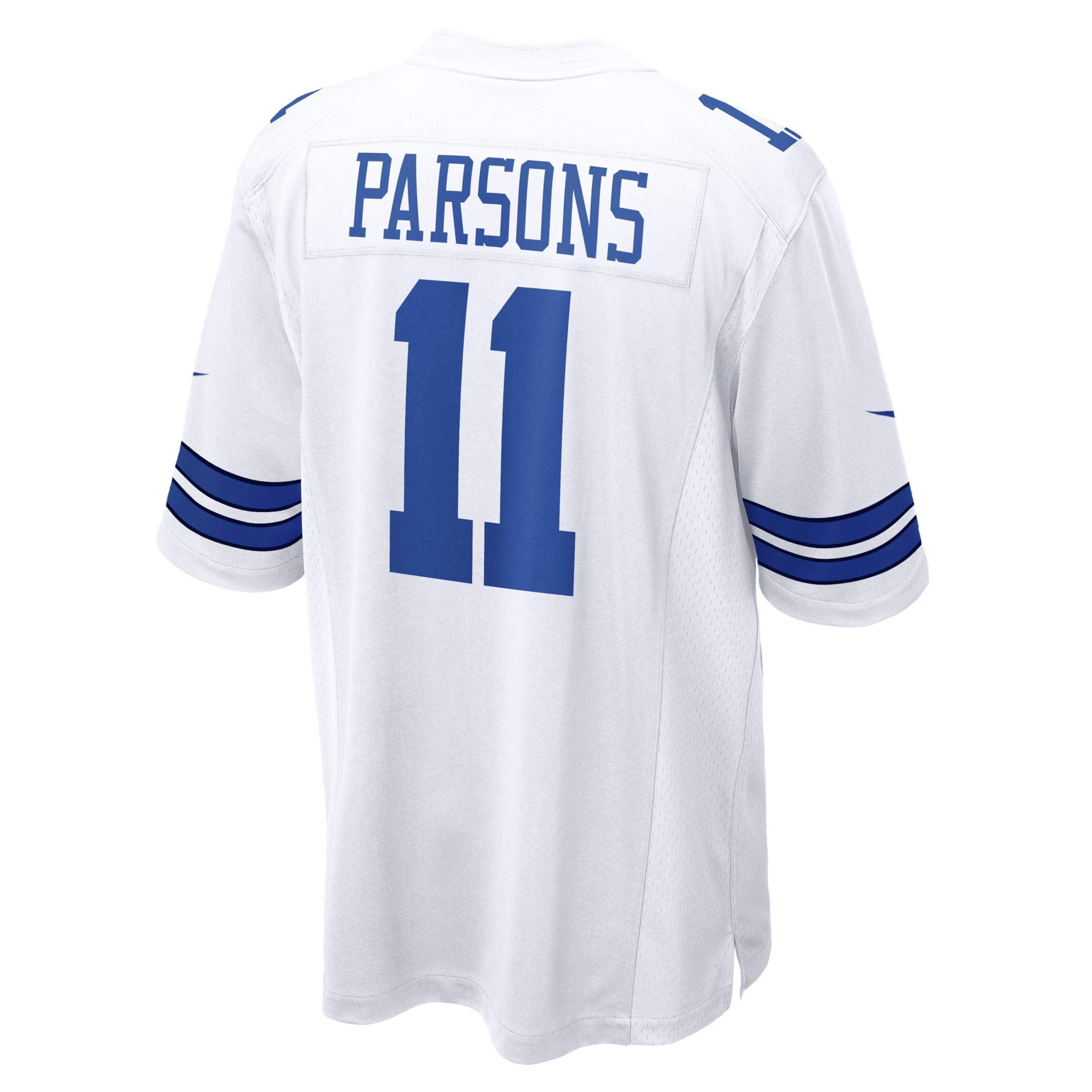 Men's Nike Micah Parsons White Dallas Cowboys Game Jersey, Size: 3XL Product Image