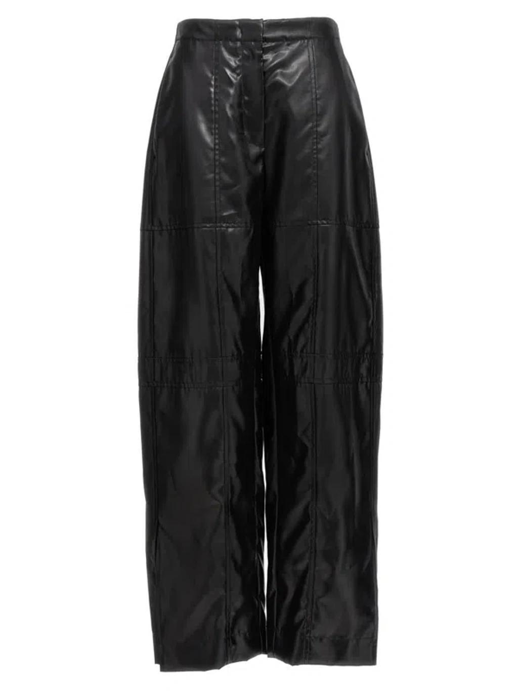 JIL SANDER Coated Pants In Black Product Image