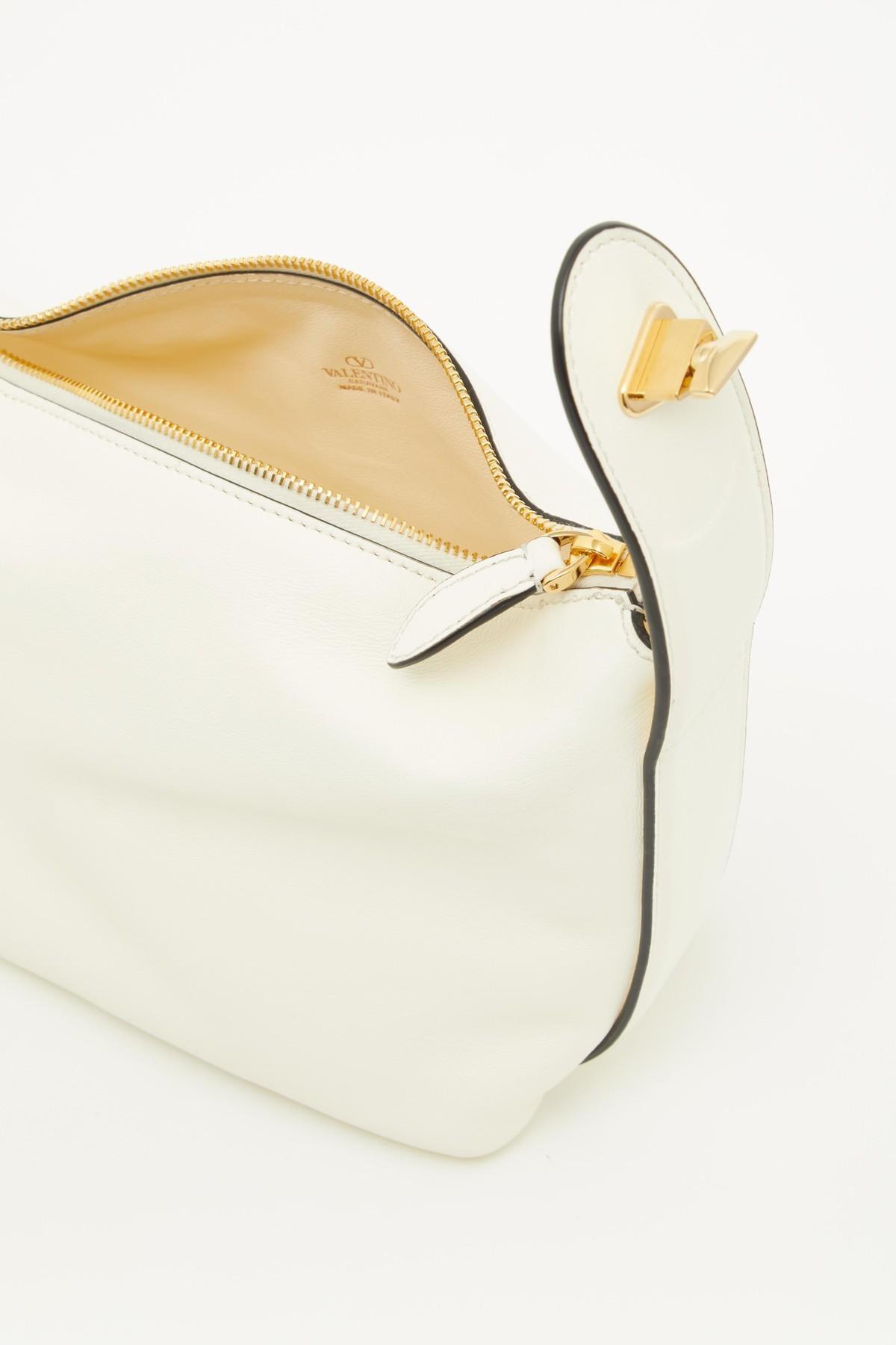 VALENTINO GARAVANI Vlogo The Bold Edition Mini Handbag In White Product Image