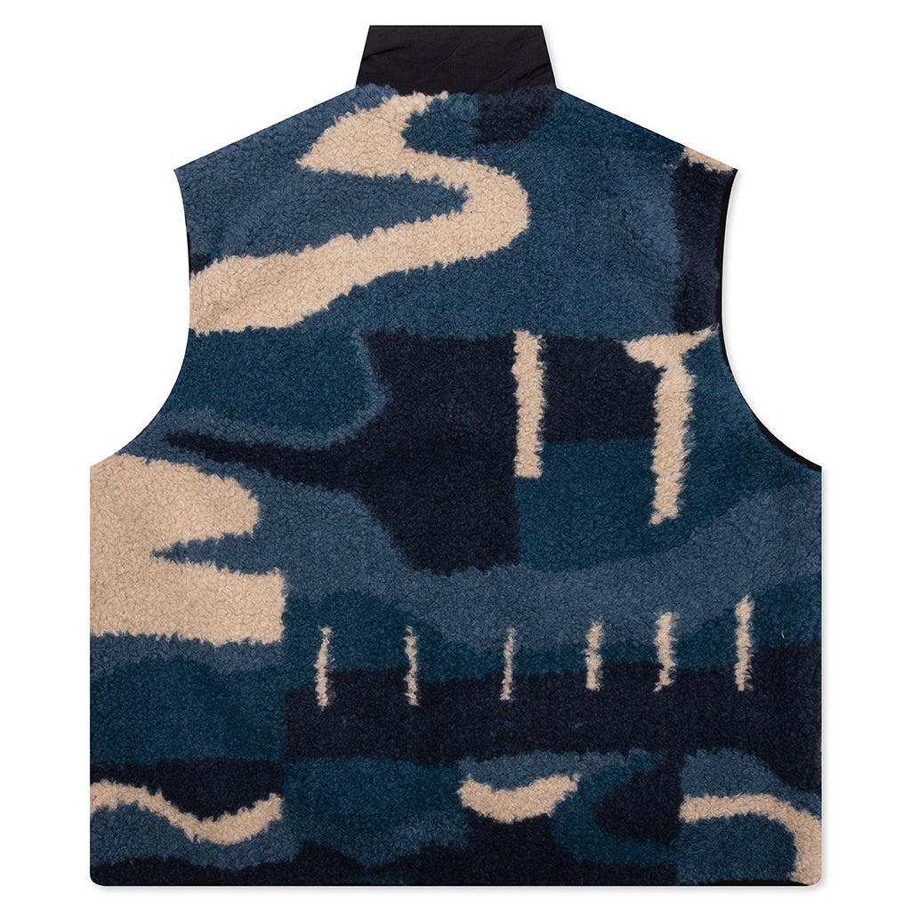 Infinite Bird Reversible Vest - Navy Blue Male Product Image