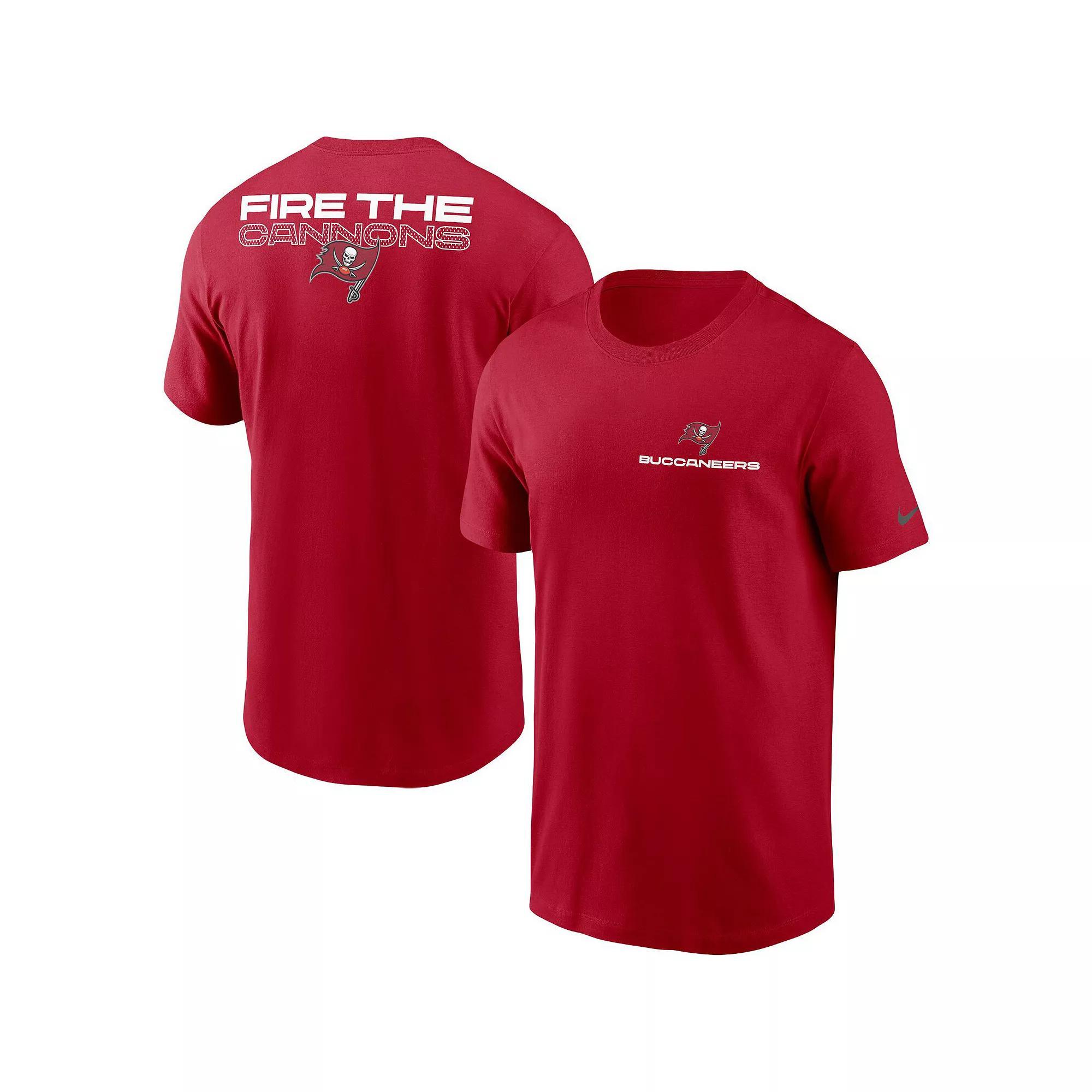 Men's Nike Red Tampa Bay Buccaneers Local Phrase T-Shirt, Size: 2XL Product Image
