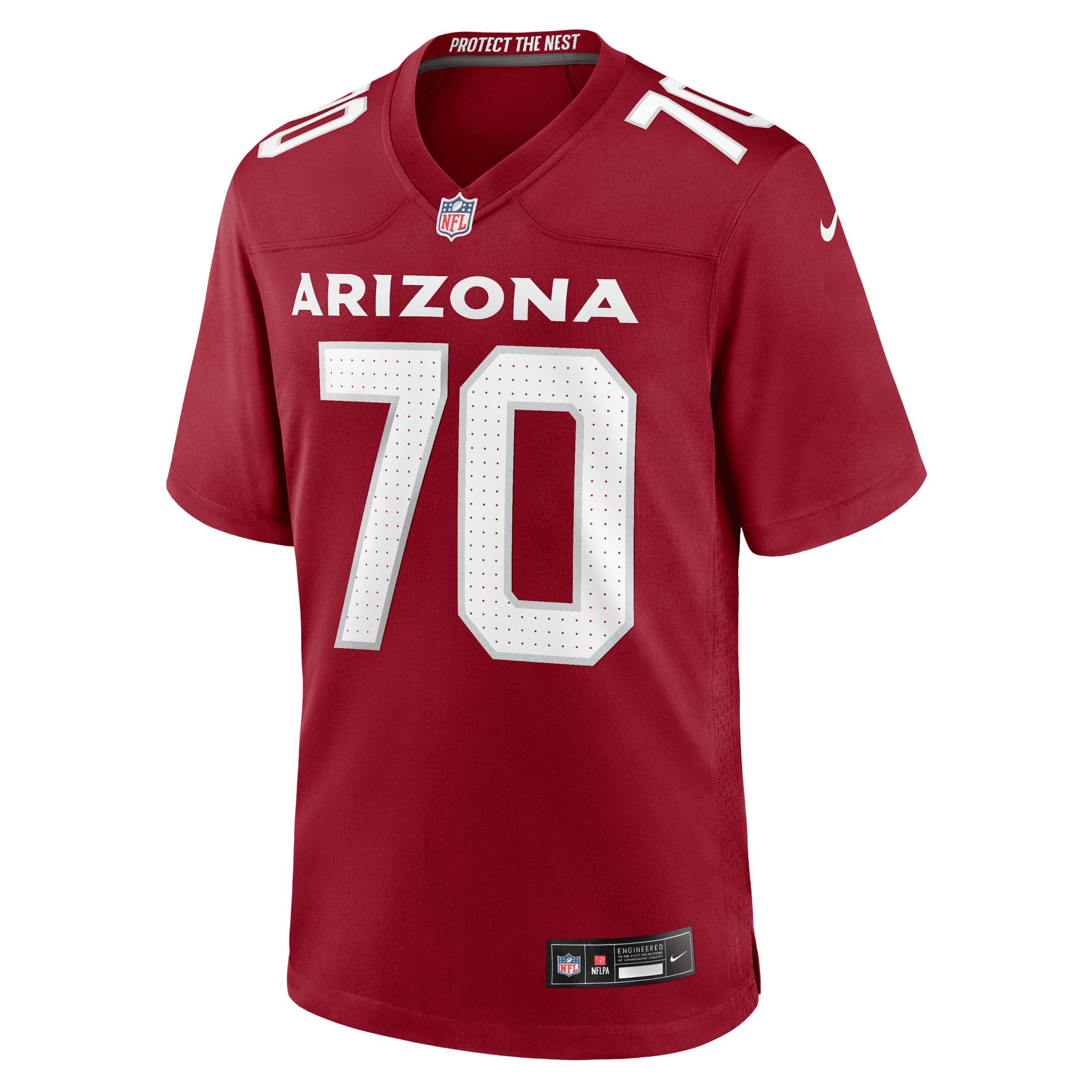 Paris Johnson Jr. Arizona Cardinals Nike Men's NFL Game Football Jersey Product Image