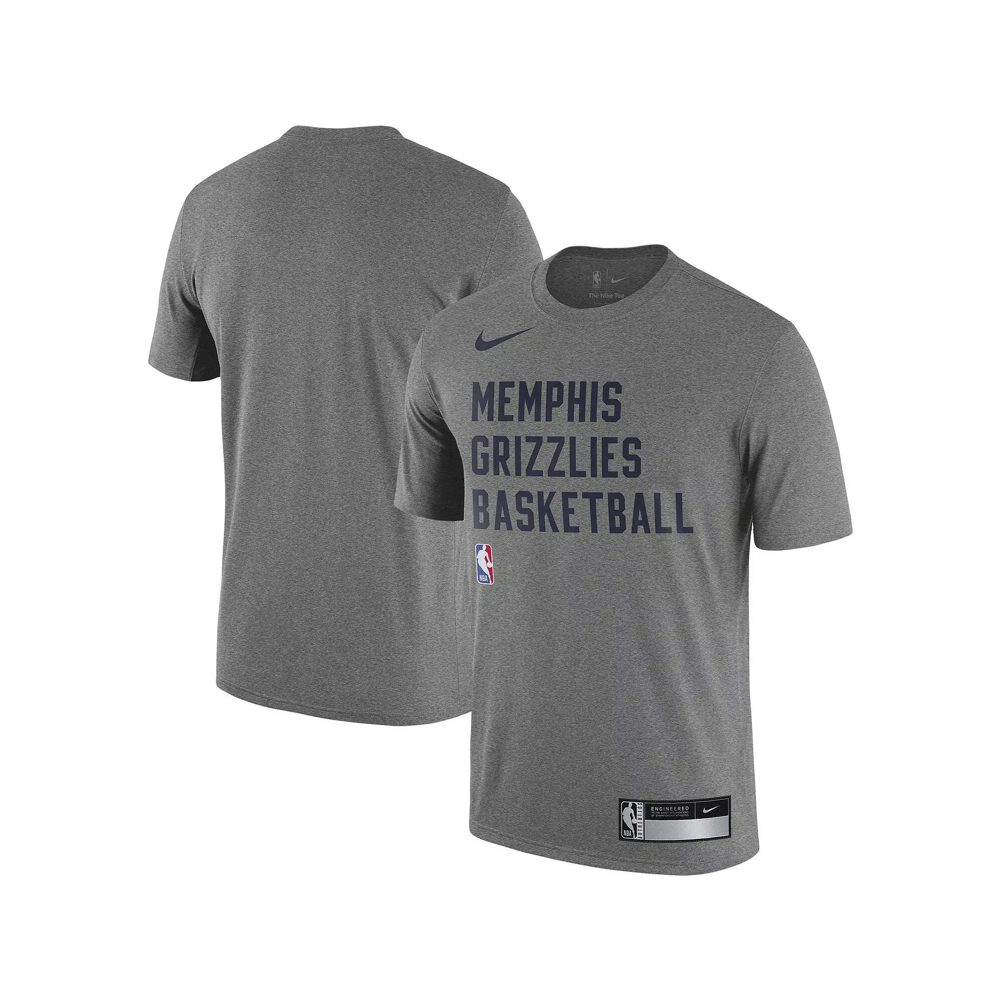 Men's Nike Heather Gray Toronto Raptors 2023/24 Sideline Legend Performance Practice T-Shirt, Size: Large, Rpt Grey Product Image