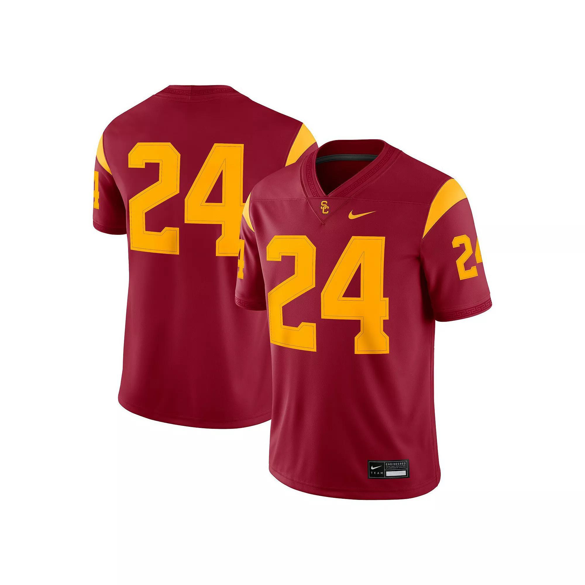 Men's Nike #24 Cardinal USC Trojans Game Jersey, Size: Large, Red Product Image