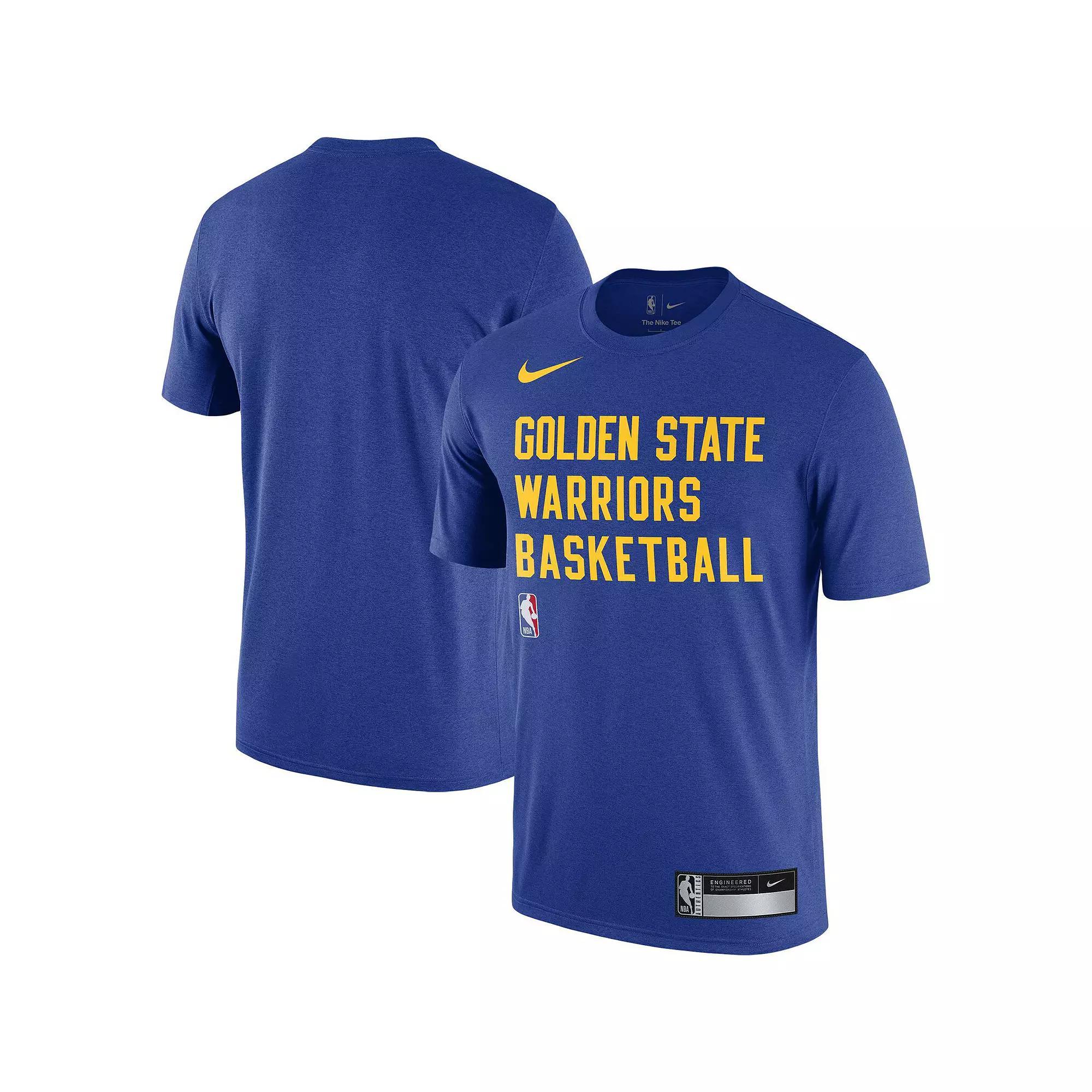 Men's Nike Royal Golden State Warriors 2023/24 Sideline Legend Performance Practice T-Shirt, Size: Large, Blue Product Image