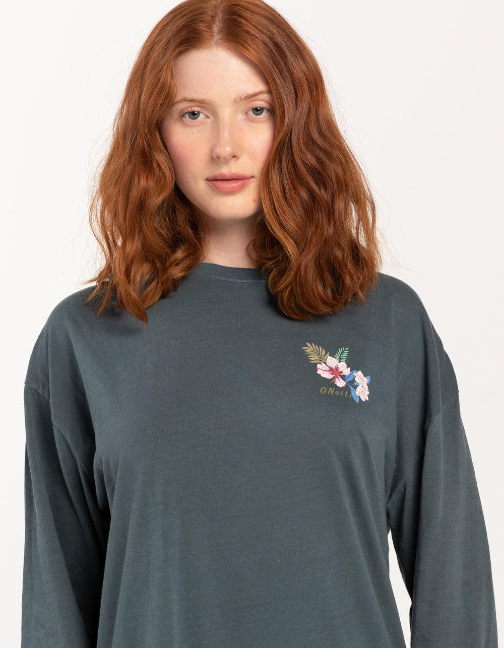 O'NEILL Long Board Womens Long Sleeve Tee - SLATE BLUE Product Image