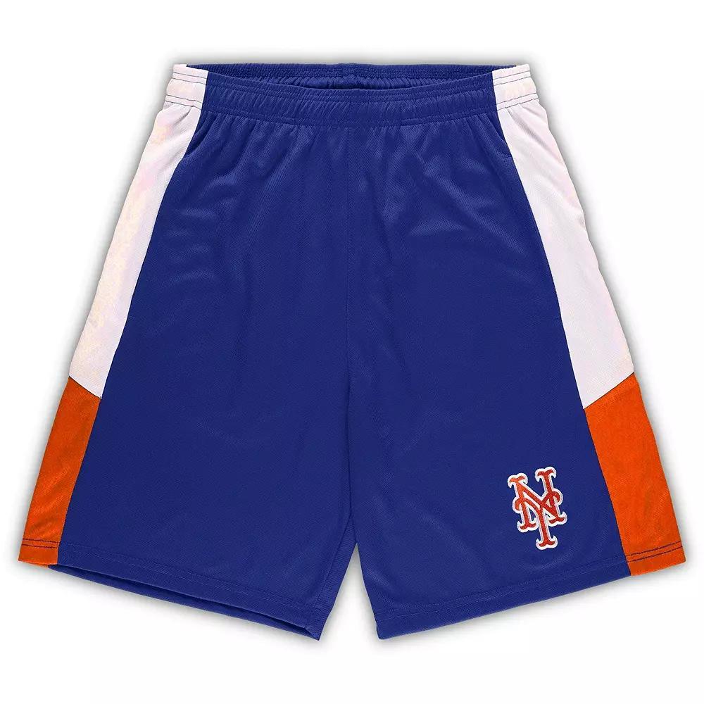 Men's Royal New York Mets Big & Tall Team Shorts, Size: 3XB, Blue Product Image