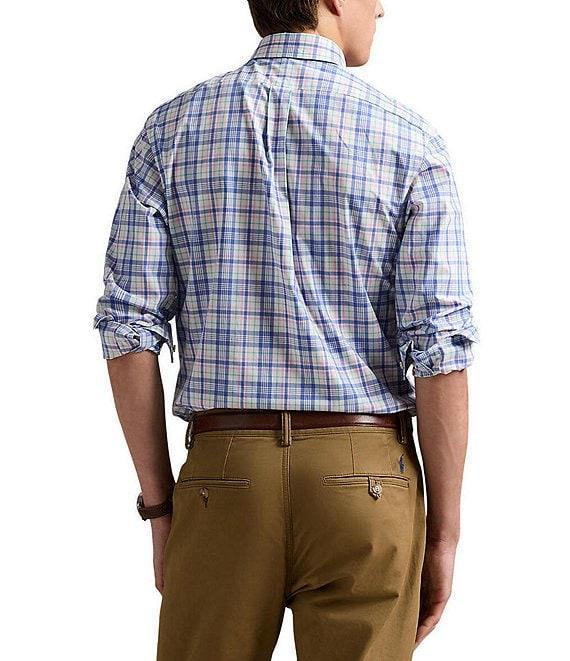 Polo Ralph Lauren Classic Fit Multi Plaid Stretch Poplin Long Sleeve Woven Shirt Product Image
