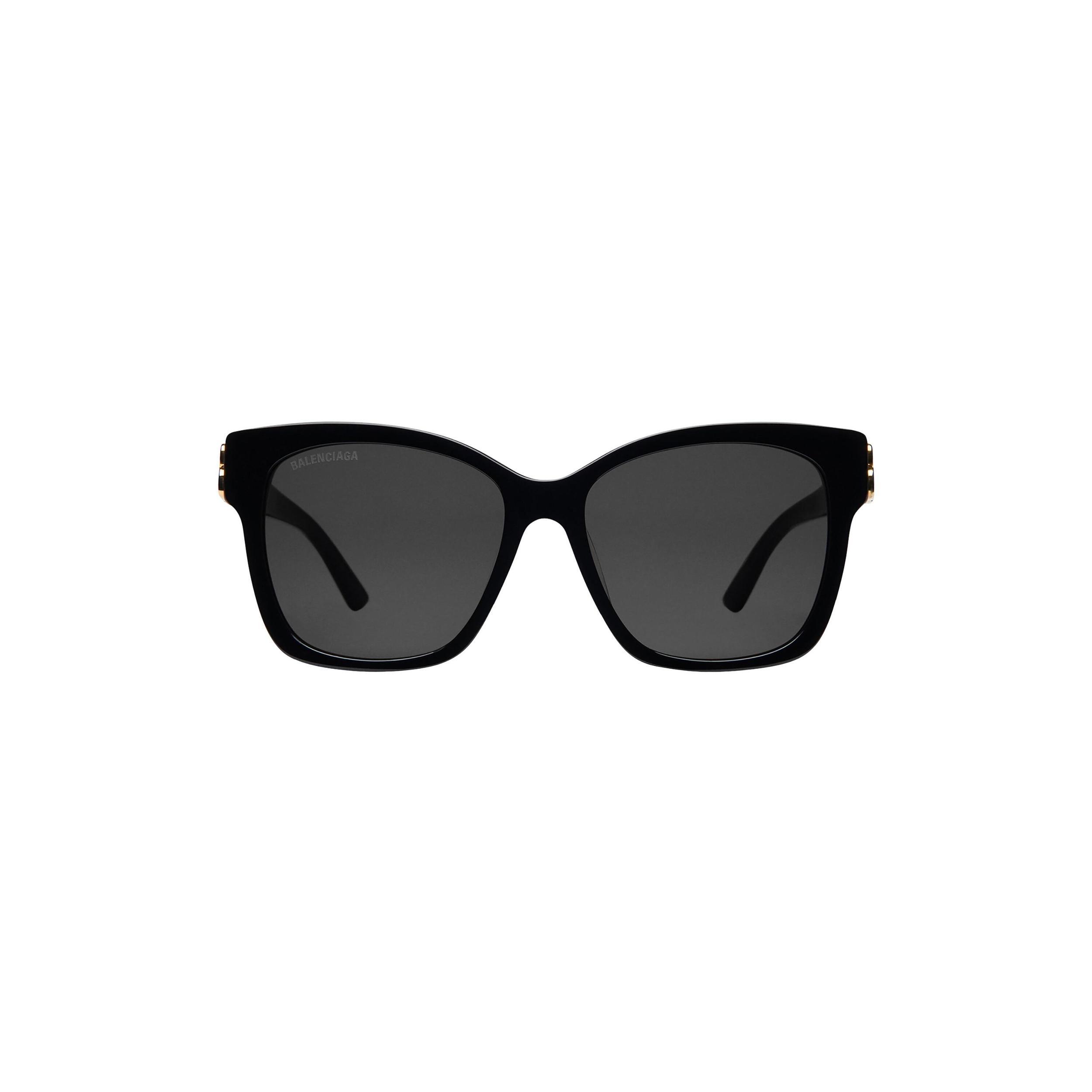 Women's Dynasty Square Sunglasses in Black Product Image