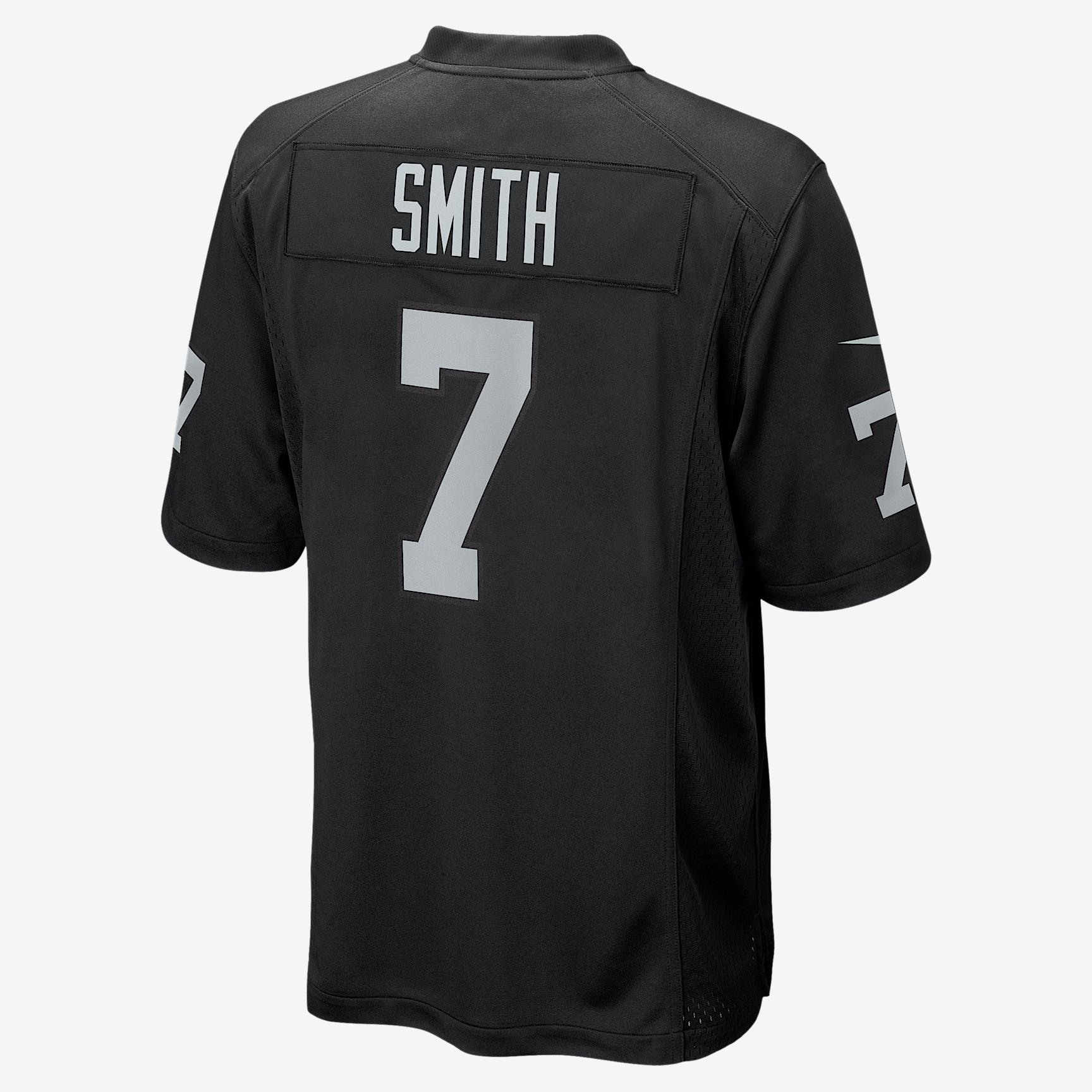 Geno Smith Las Vegas Raiders Nike Men's NFL Game Jersey Product Image