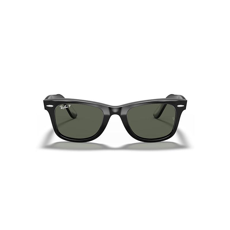 Ray-Ban Original Wayfarer Classic Sunglasses Frame Green Lenses Polarized Product Image