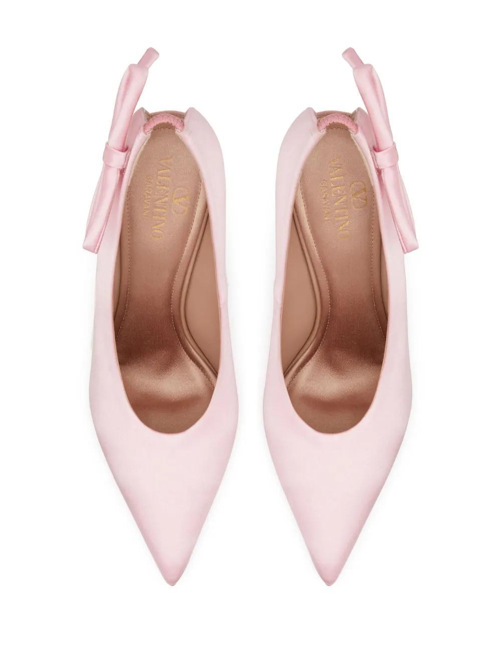 Nite-Out 110mm satin pumps Product Image