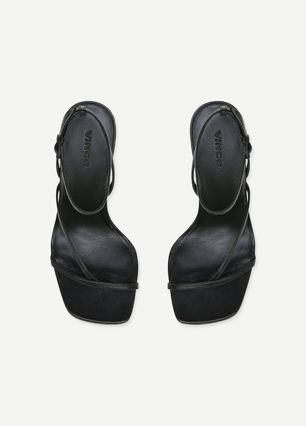 Womens Qiana Sandal, Black, Size 5.5 Vince Product Image