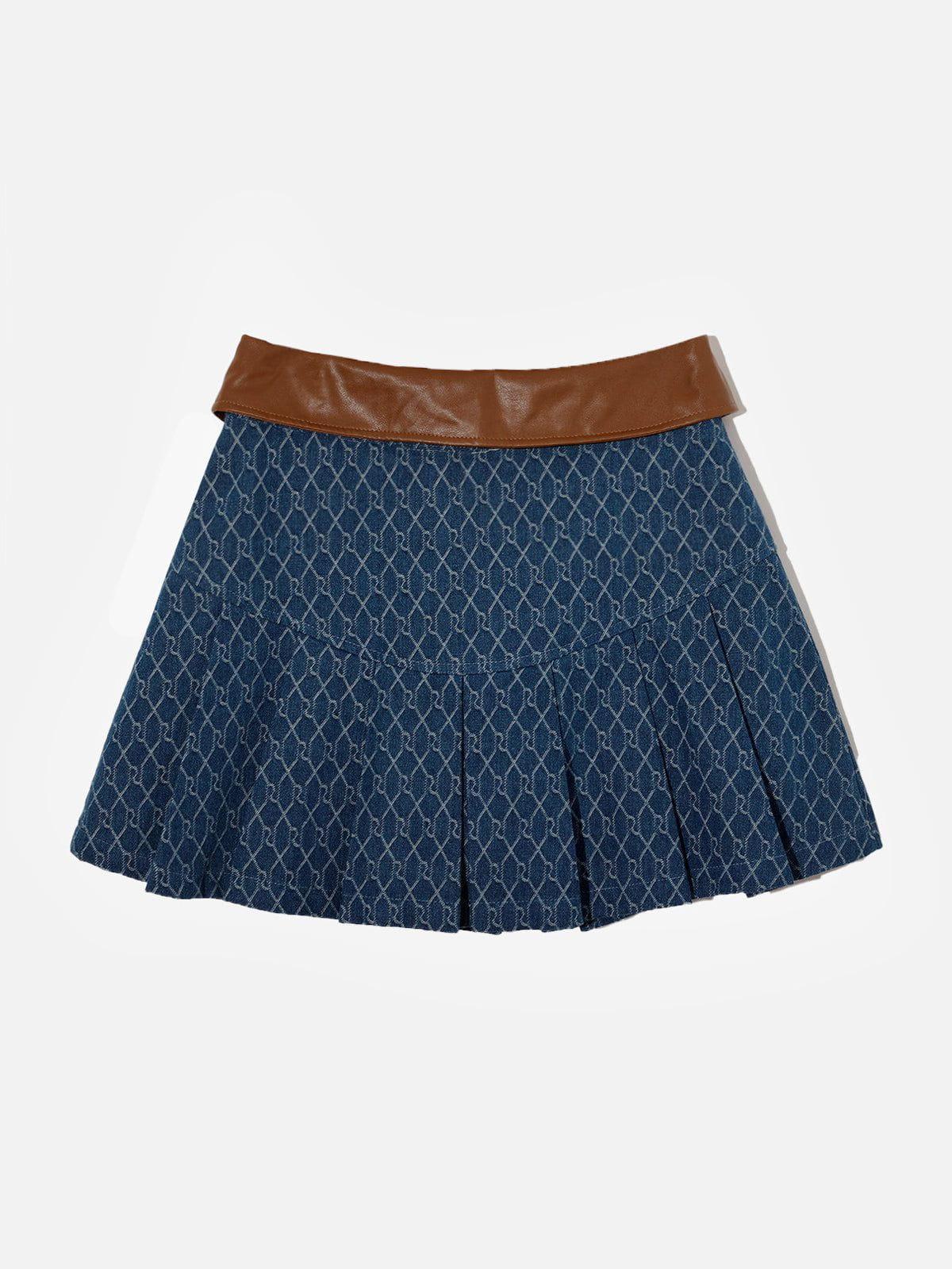 Aelfric Eden Vintage Denim Jacquard Cropped Jacket Product Image