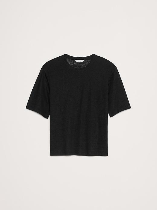 Relaxed Linen T-Shirt Product Image