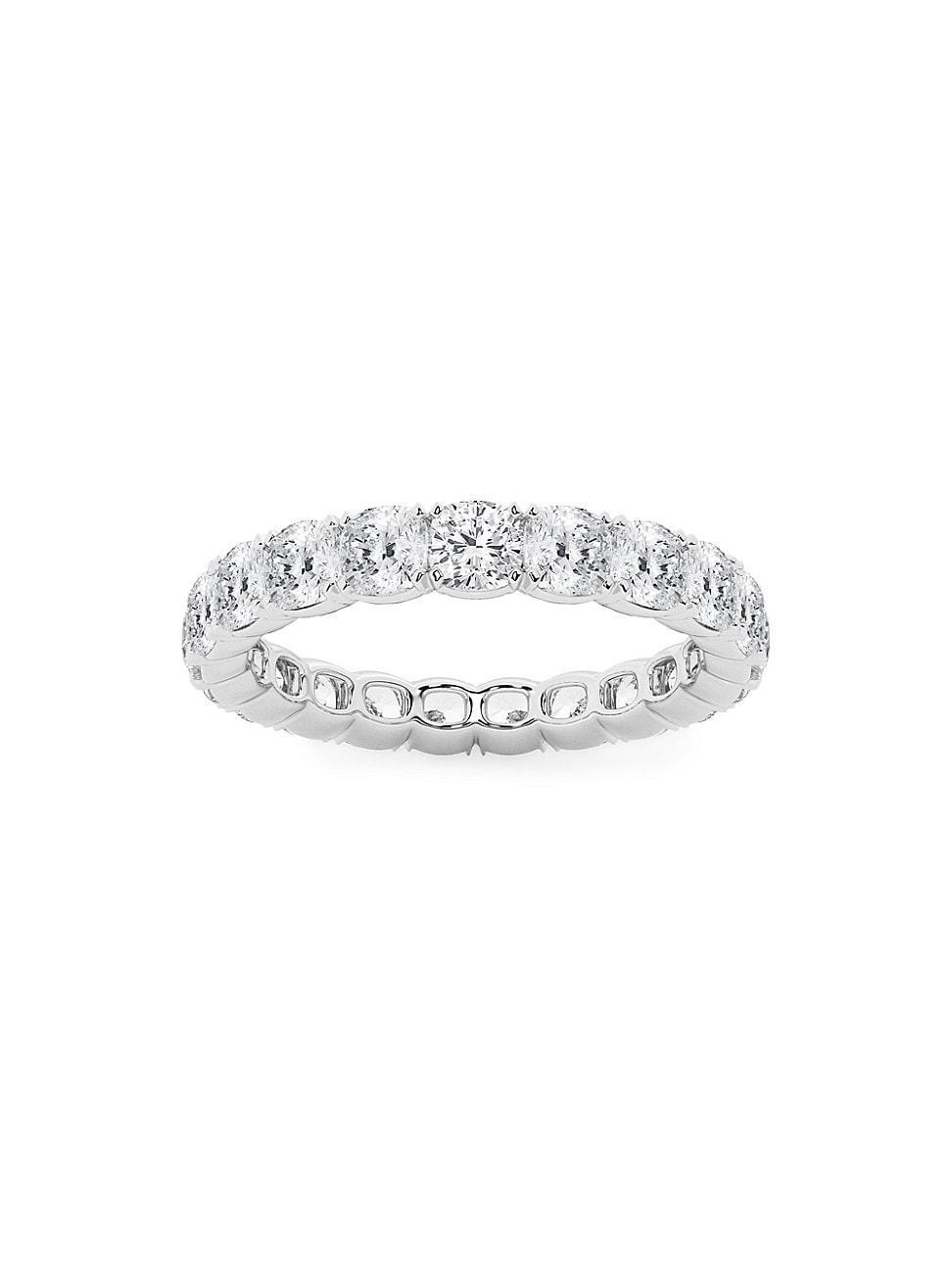 Womens Platinum & Cushion-Cut Lab-Grown Diamond Eternity Band/3.00-5.00 TCW Product Image