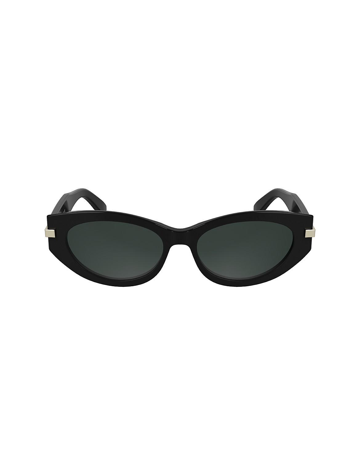 Calvin Klein Women's Acetate Cat Eye Sunglasses - Brown Product Image
