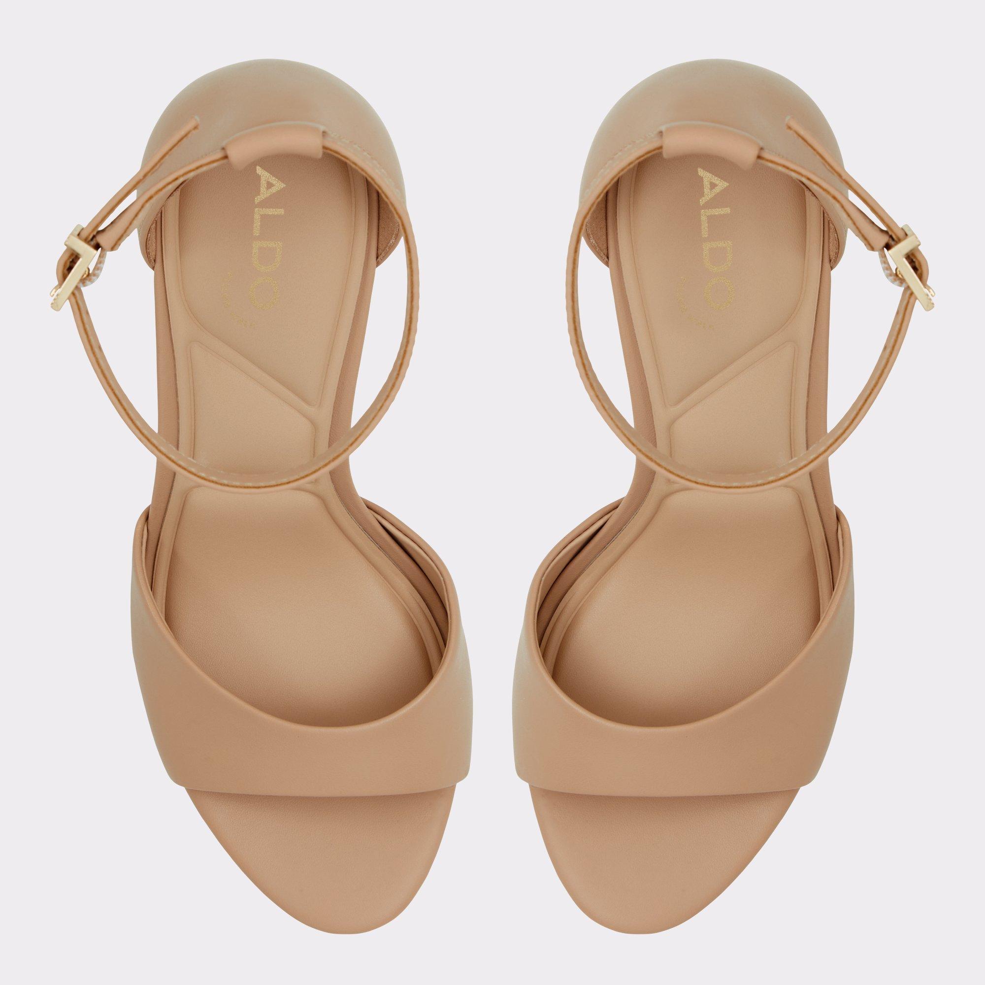 Creride Beige Women's Heeled Sandals | ALDO US Product Image