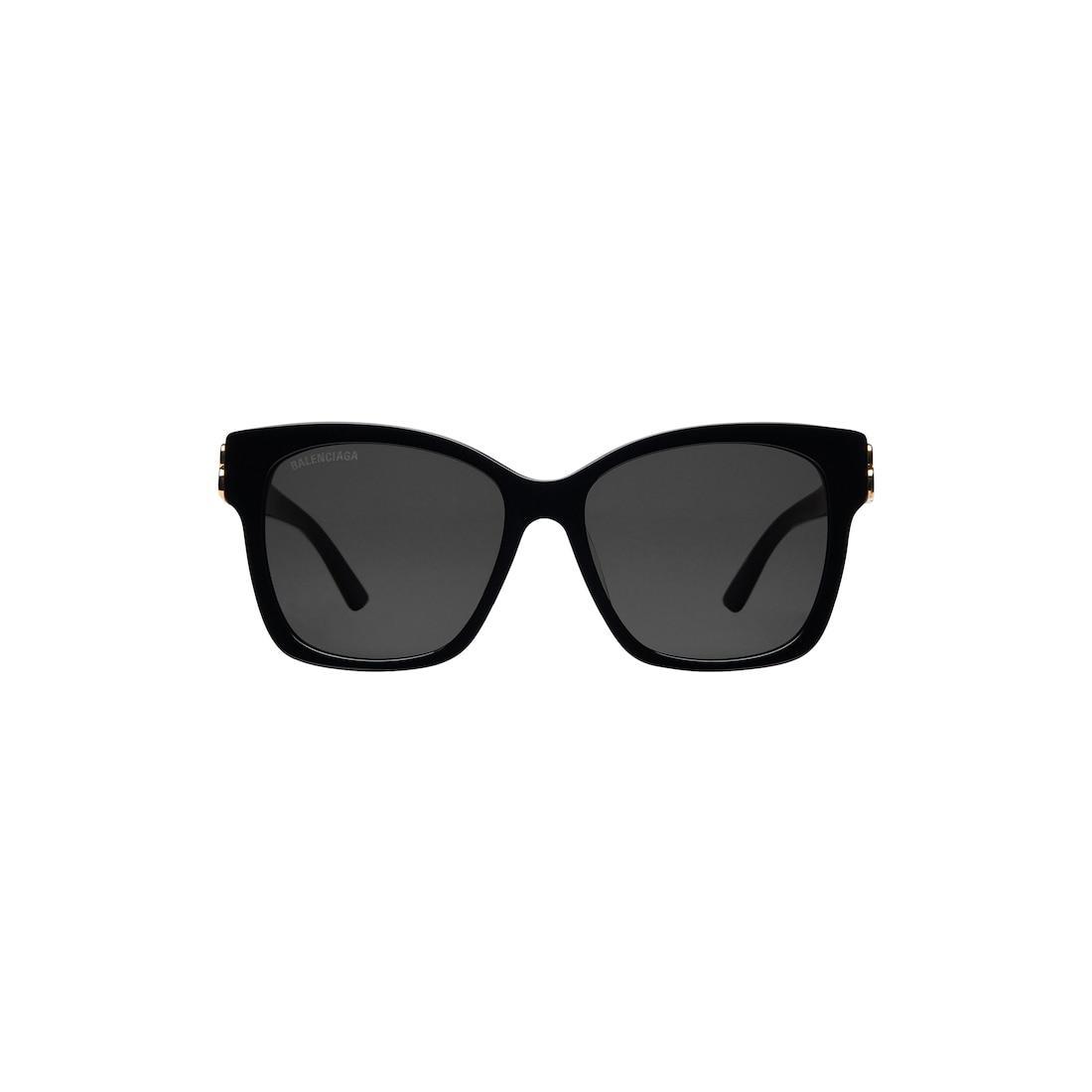 Women's Dynasty Square Sunglasses in Black Product Image