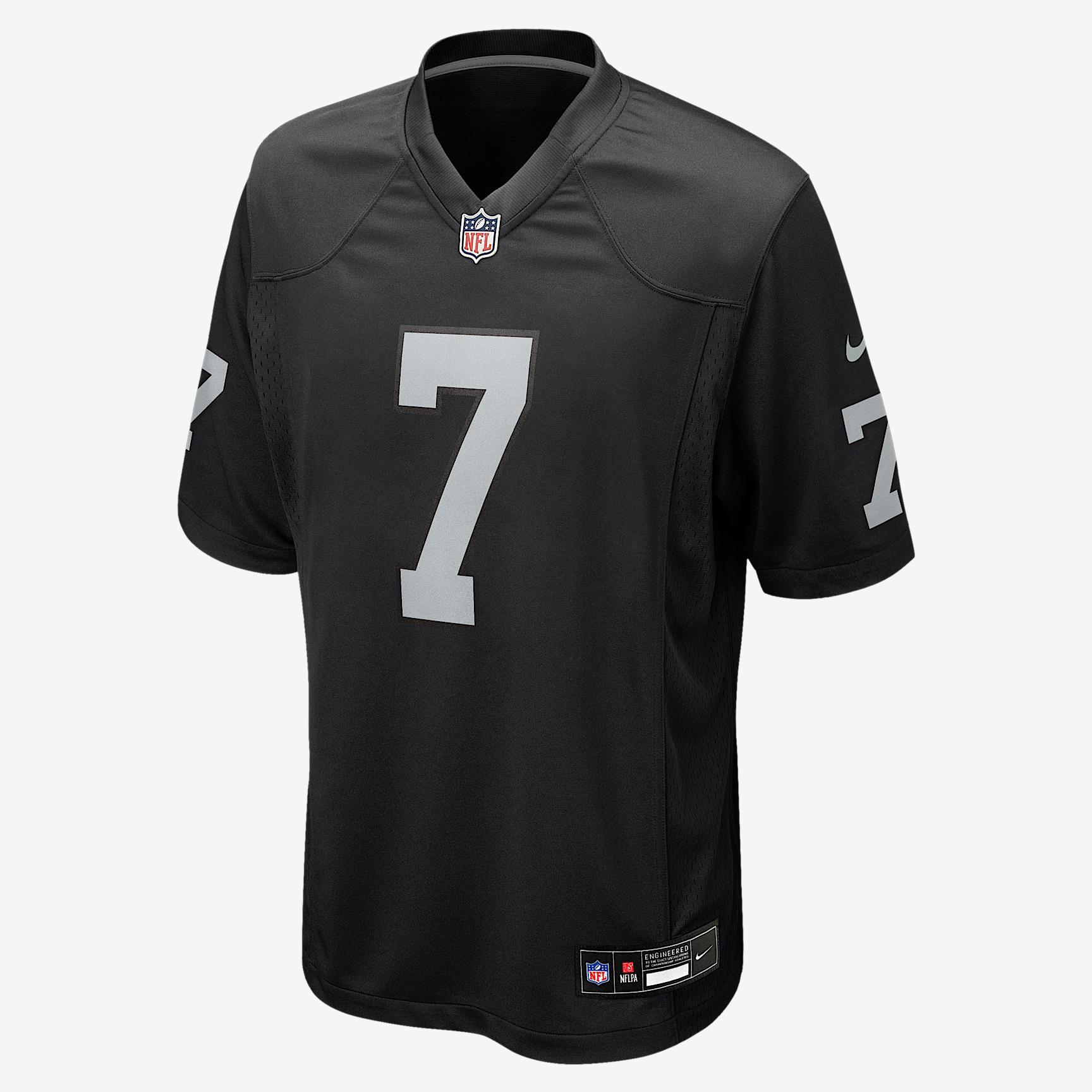 Geno Smith Las Vegas Raiders Nike Men's NFL Game Jersey Product Image