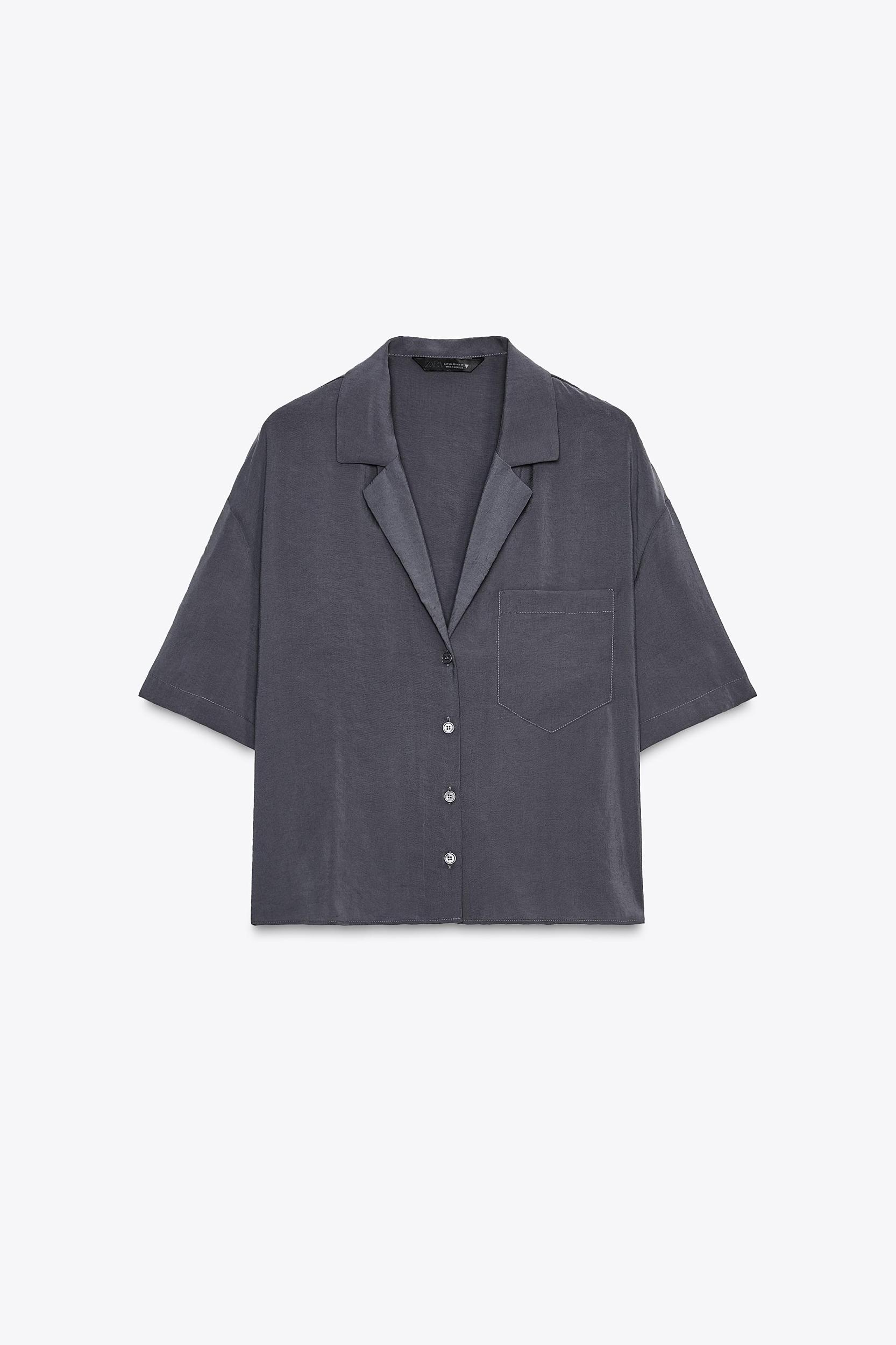 FLOWY SHORT SLEEVE SHIRT Product Image