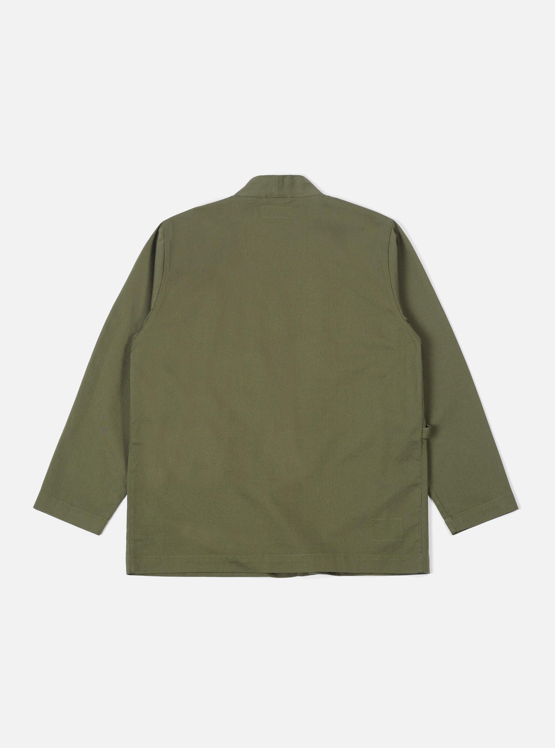Universal Works Kyoto Work Jacket in Light Olive Twill Product Image