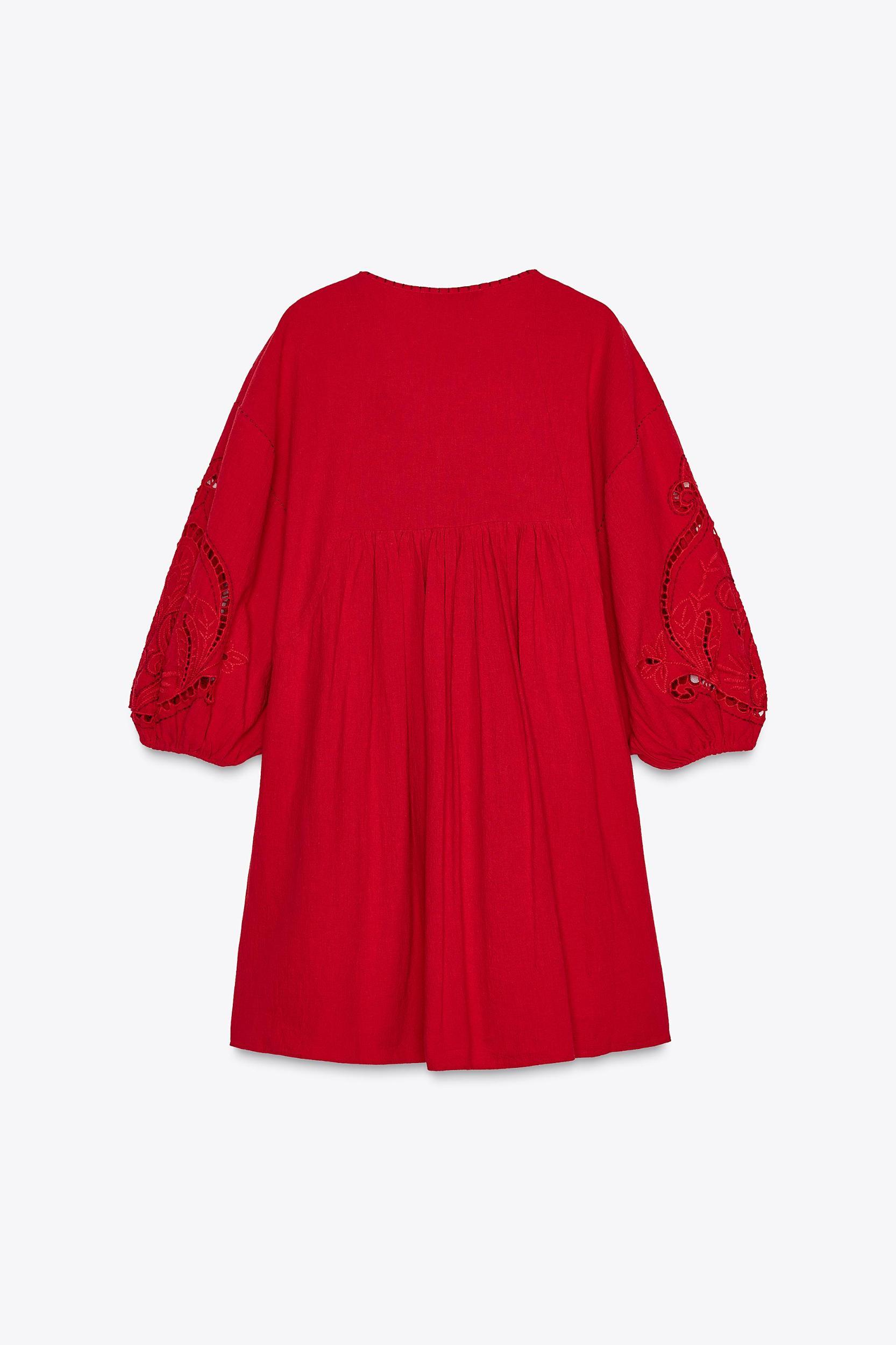 ZW COLLECTION SHORT EMBROIDERED DRESS Product Image