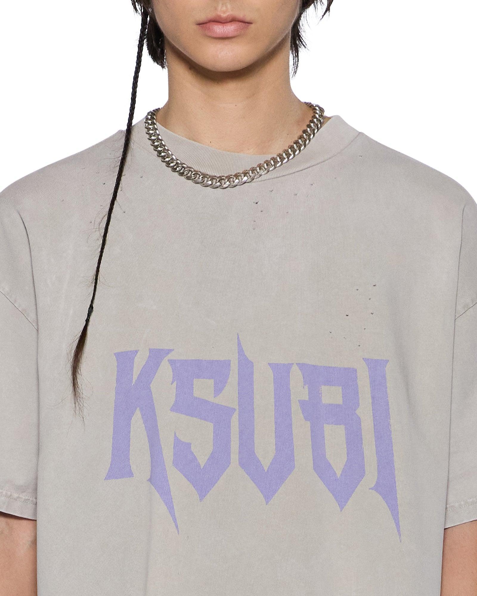 BLASTED EKCESS SS TEE SMOKE GREY Male Product Image